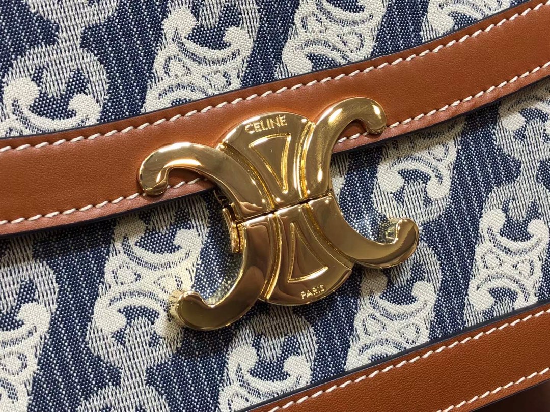 Celin Tambour Box Bag-22*16.5*7CM