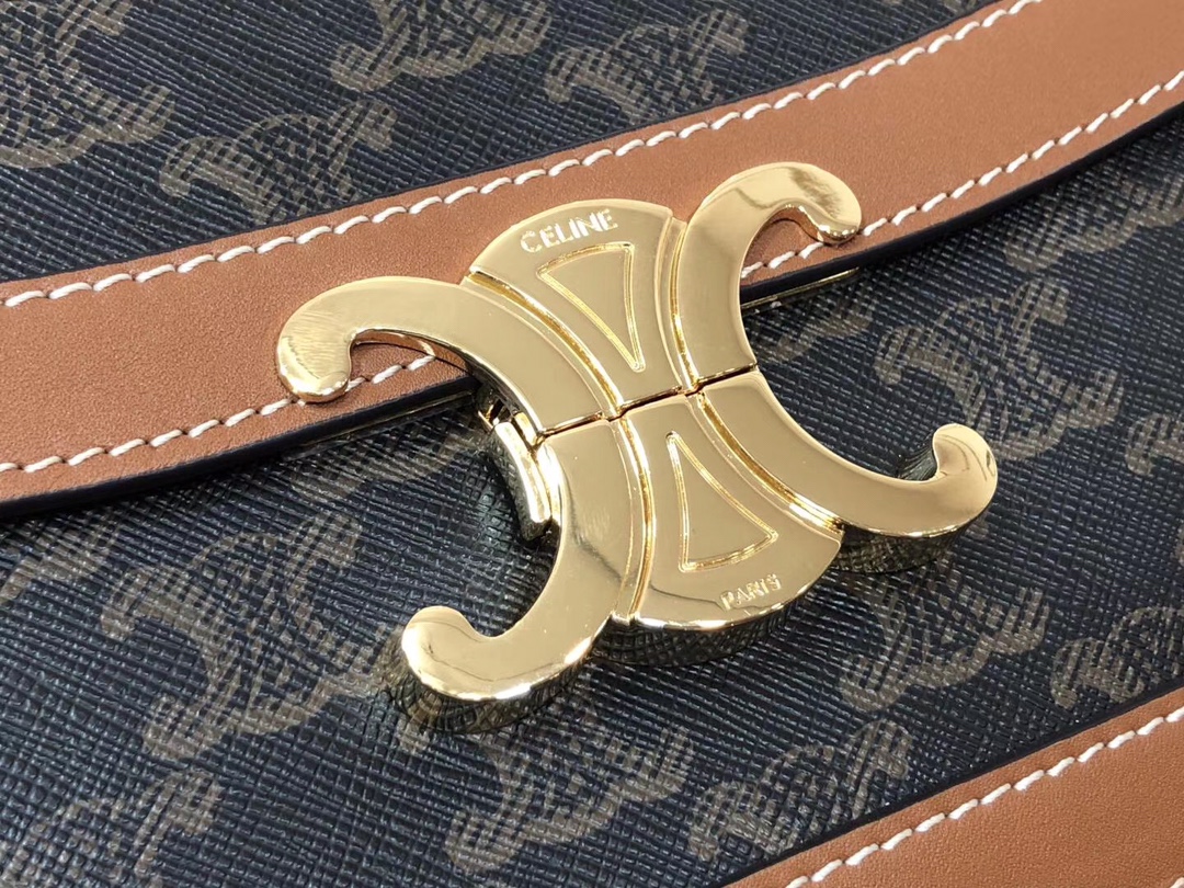 Celin Tambour Box Bag-22*16.5*7CM