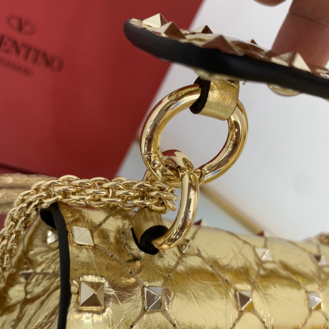 Valentino Garavani Rockstud Spike Bag-17x10x5.5CM