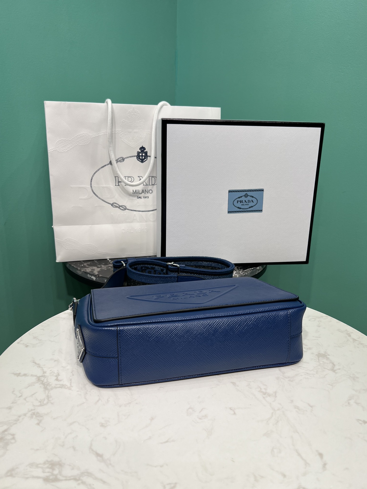 Pra*a crossbody bag-2vd046 -26*18*6.5cm