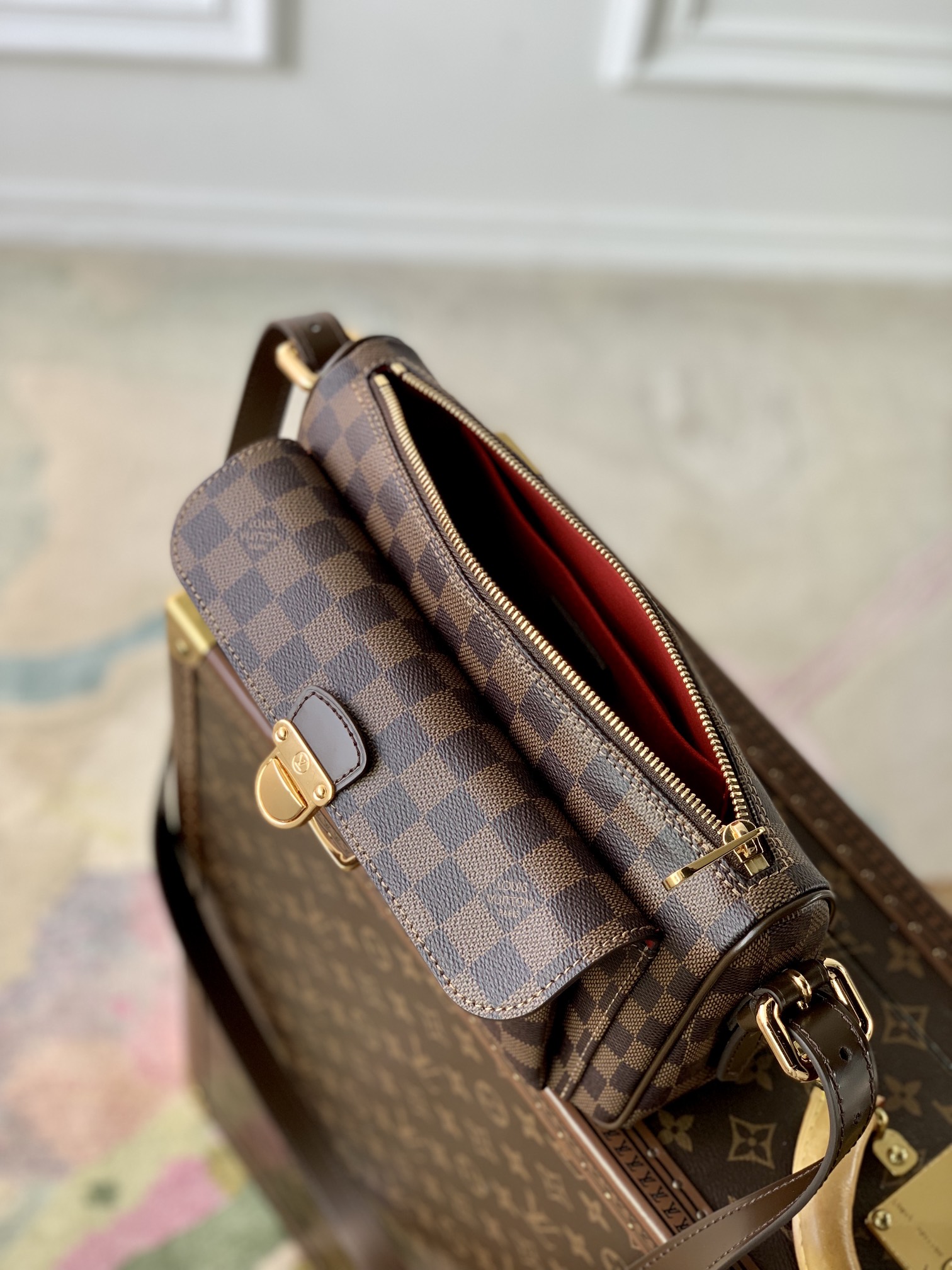 l**is V*t*n vintage m60006 bag-27*10*15cm