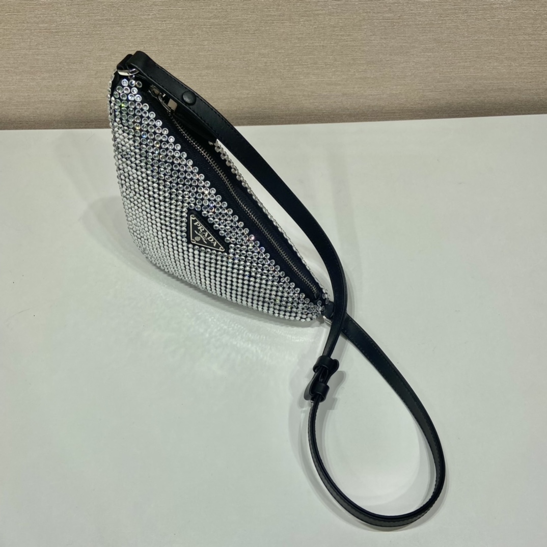 Pra*a triangle handbags lnq044-26*15*5.5cm