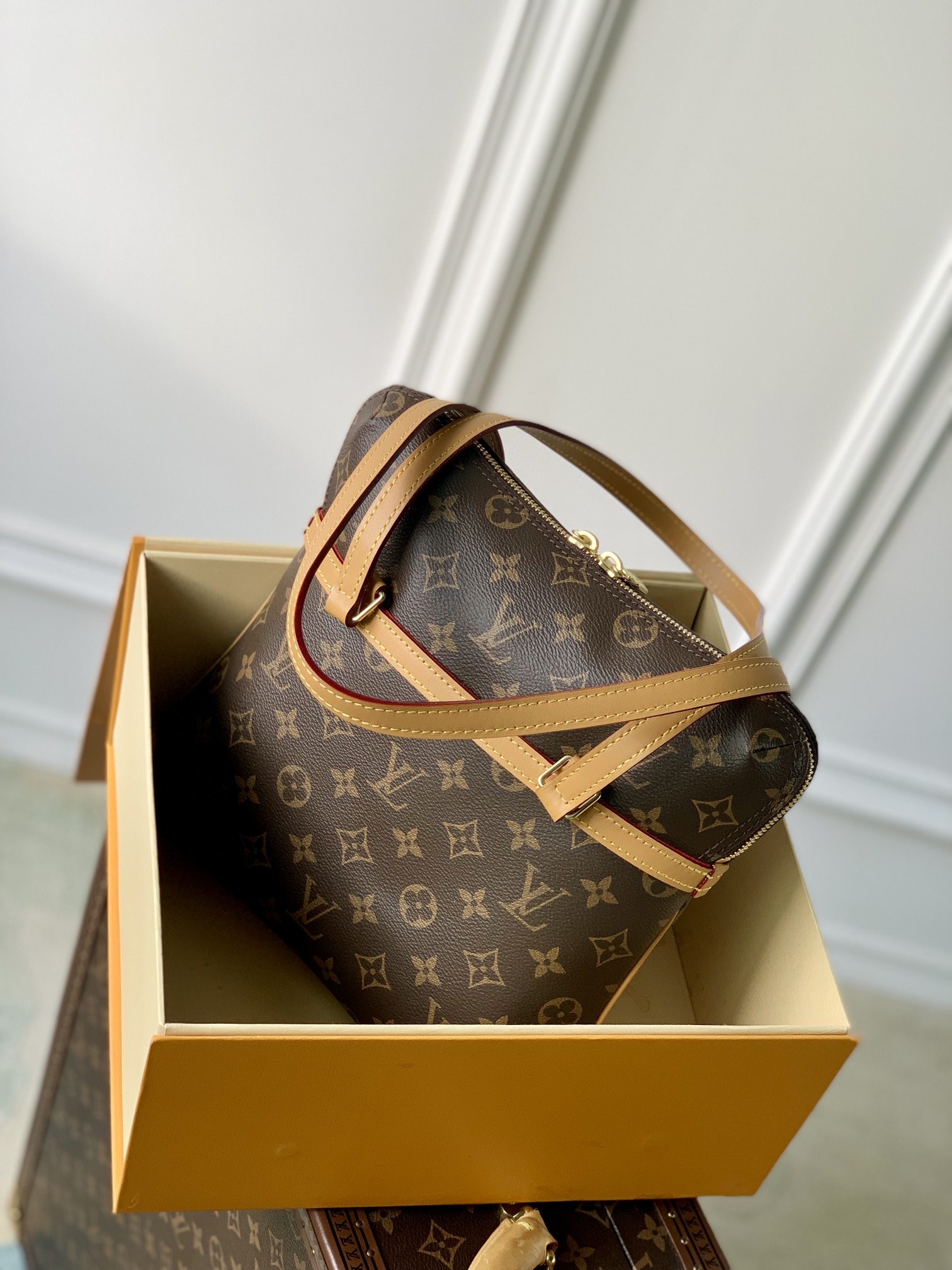 l**is V*t*n vintage coussin bag-26×27cm