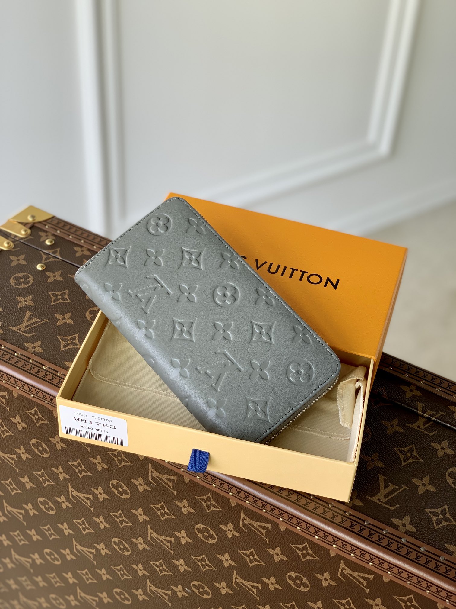 l**is V*t*n zippy wallet m81763-19.5 10.5 2.5cm