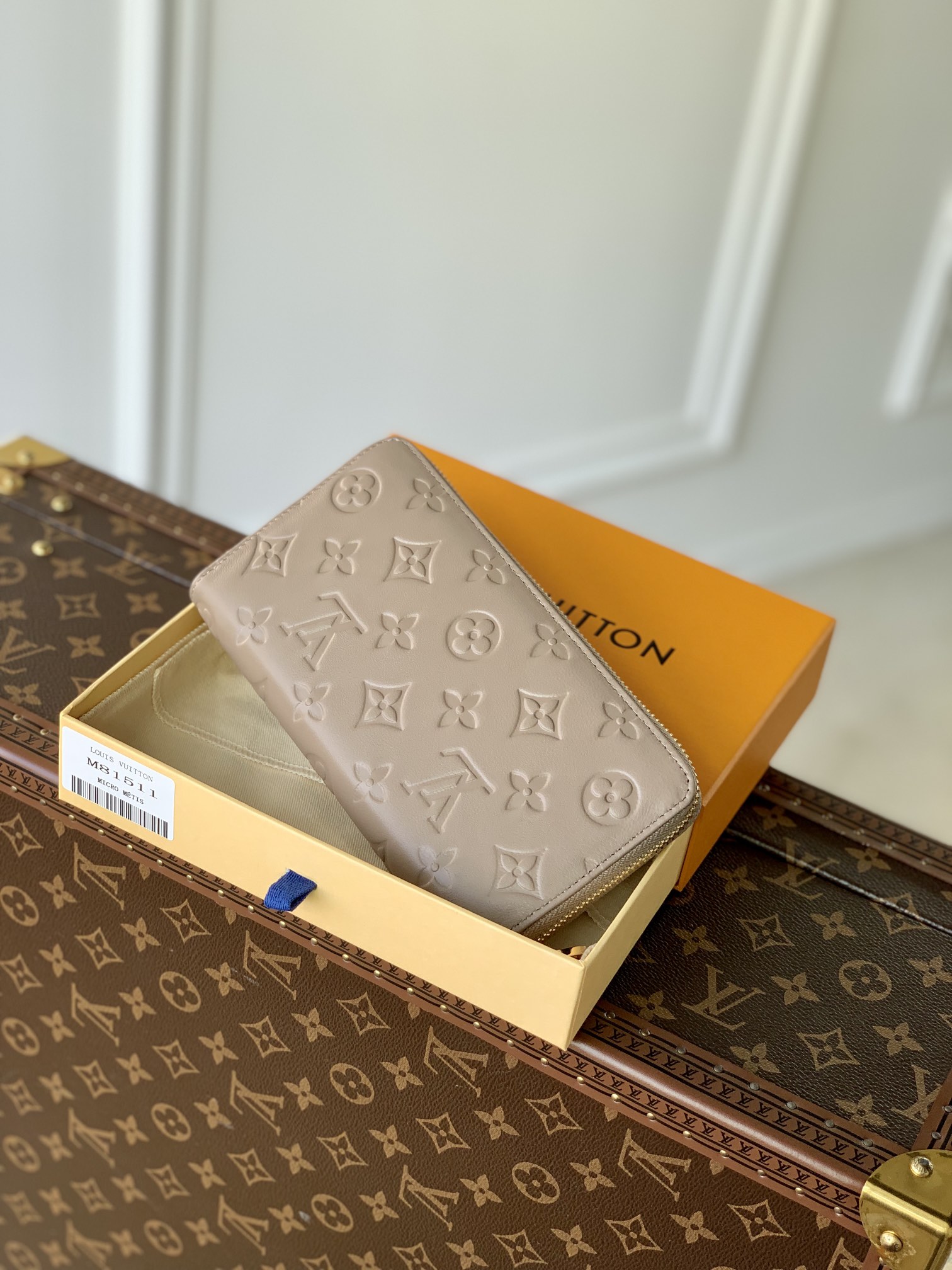 l**is V*t*n zippy wallet m81763-19.5 10.5 2.5cm