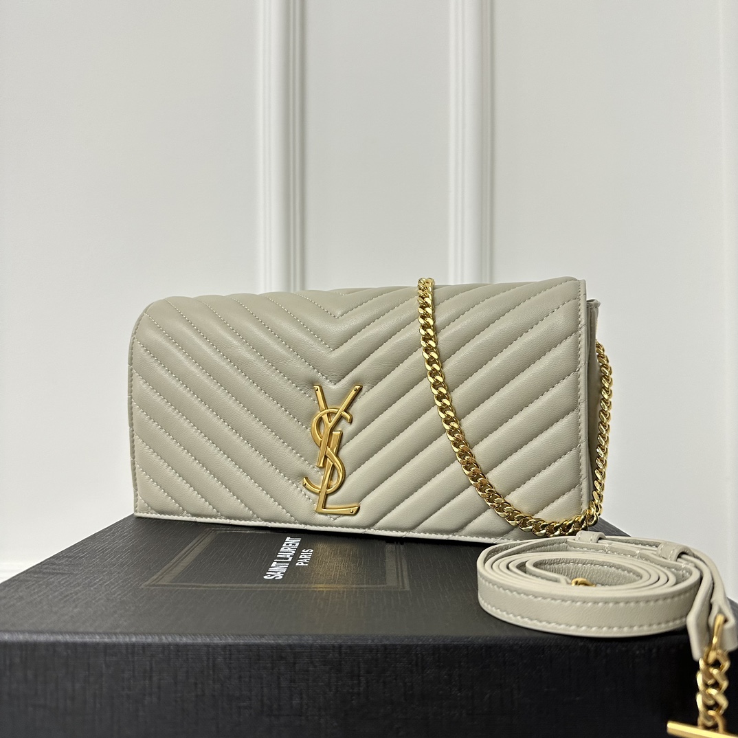 YSL Kate Lambskin Leather-26x13.5x4.5CM