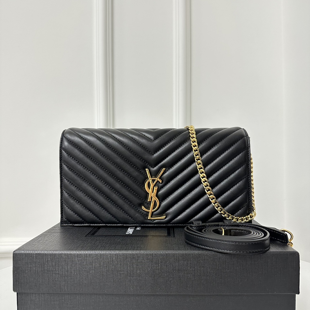 YSL Kate Lambskin Leather-26x13.5x4.5CM