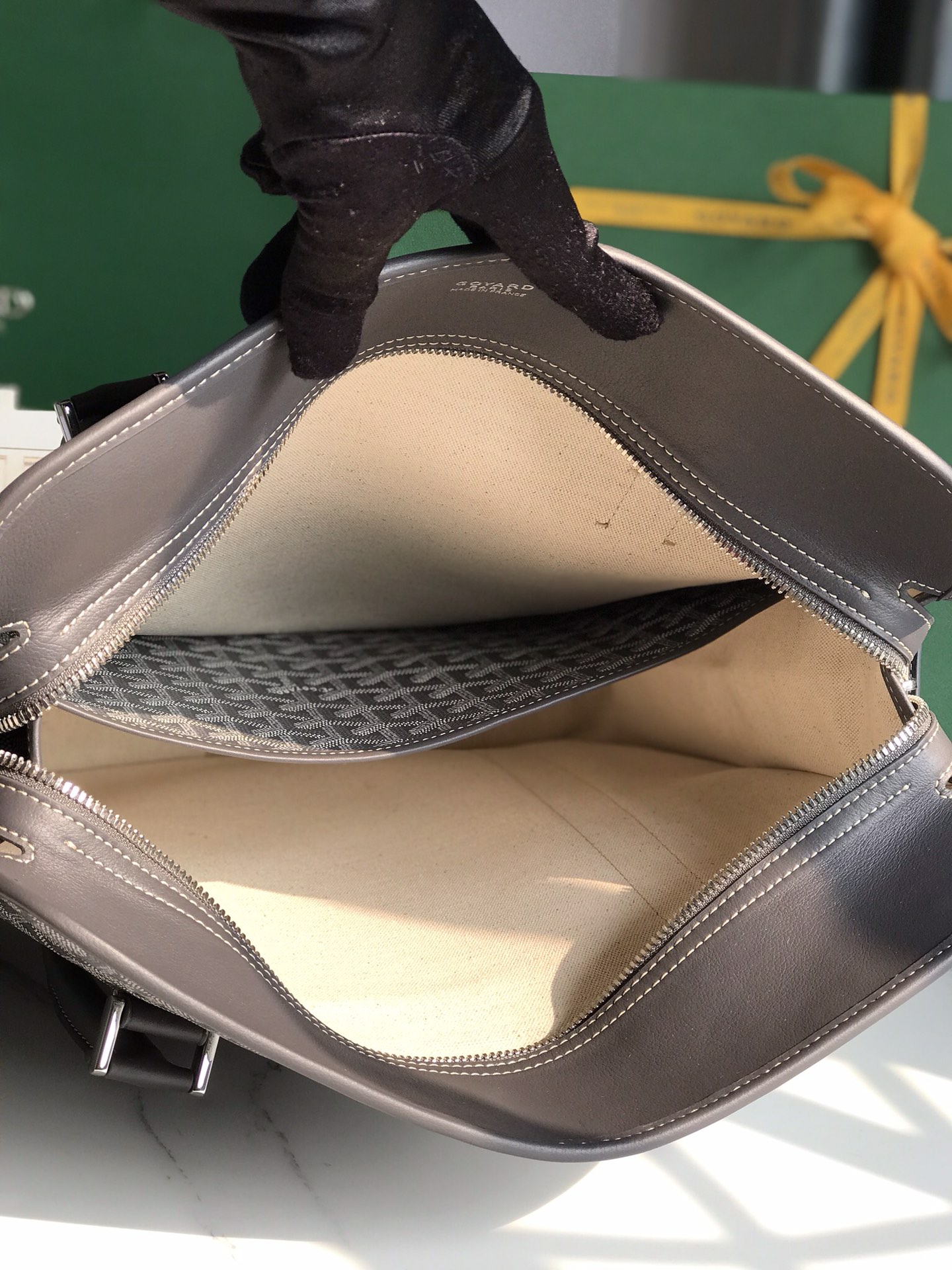 Go*ard bourgogne tote -35×39×11cm