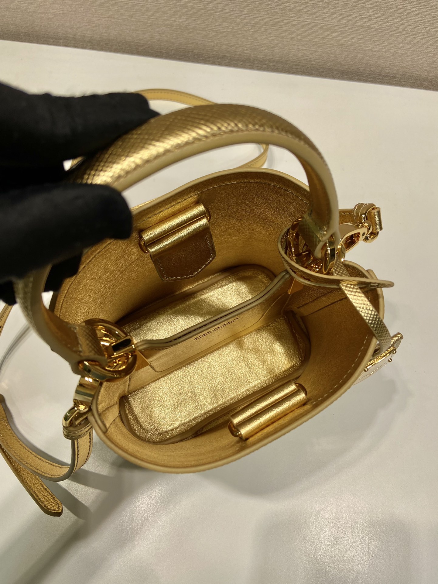 Pra*a 1ba373 tote-15*16*9.5cm