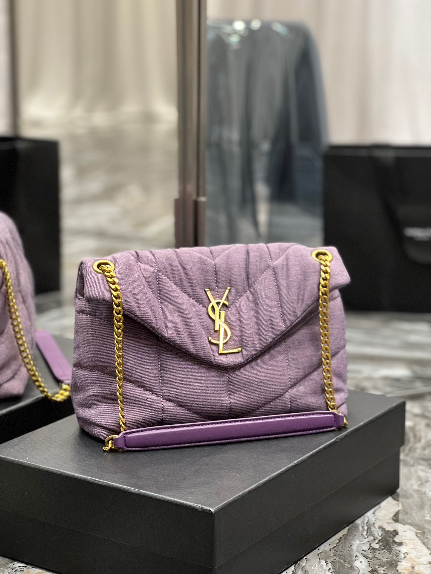 YSL Large Loulou Puffer-29*17*11CM