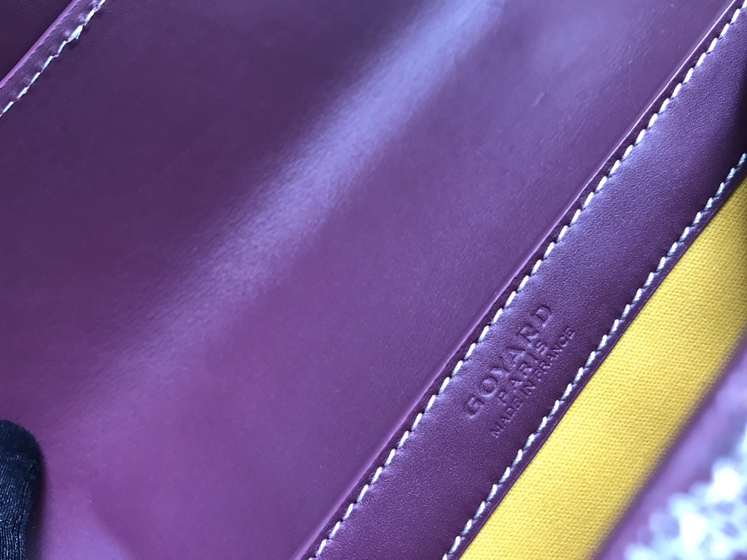 Go*ard coated canvas and leather saigon top handle bag-28×20×12cm