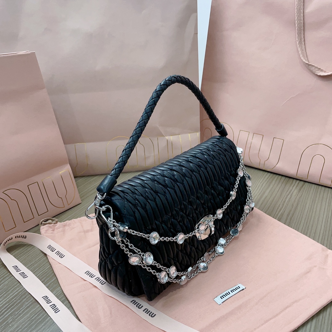 MiuMiu Chain Bag-22.5*4.5*12CM