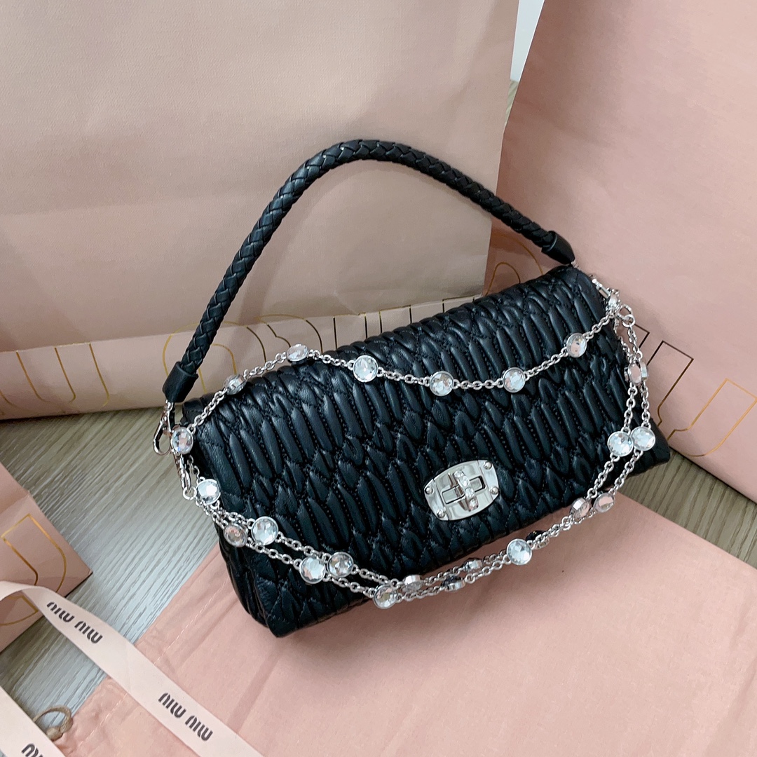 MiuMiu Chain Bag-22.5*4.5*12CM