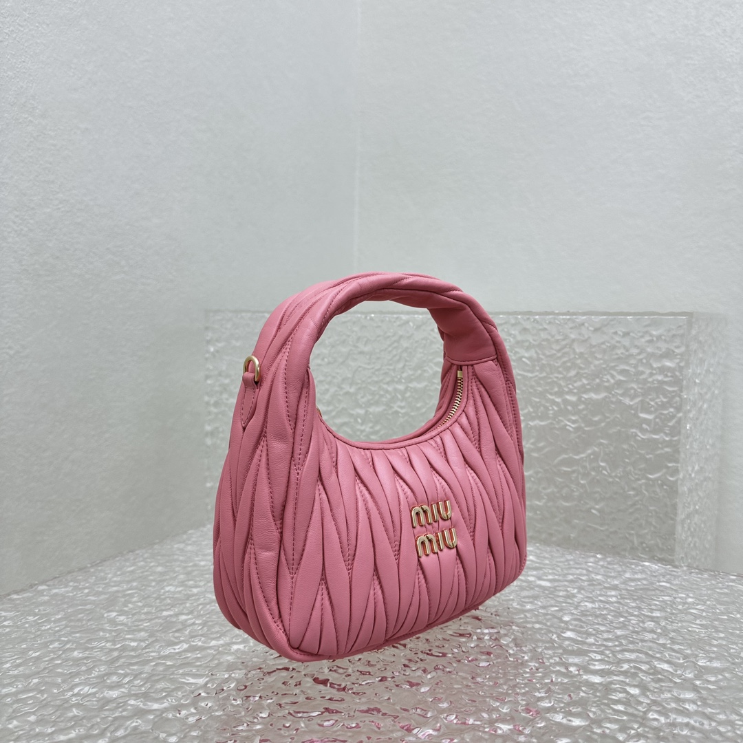 MiuMiu Wander Hobo Bag-20*6*17CM