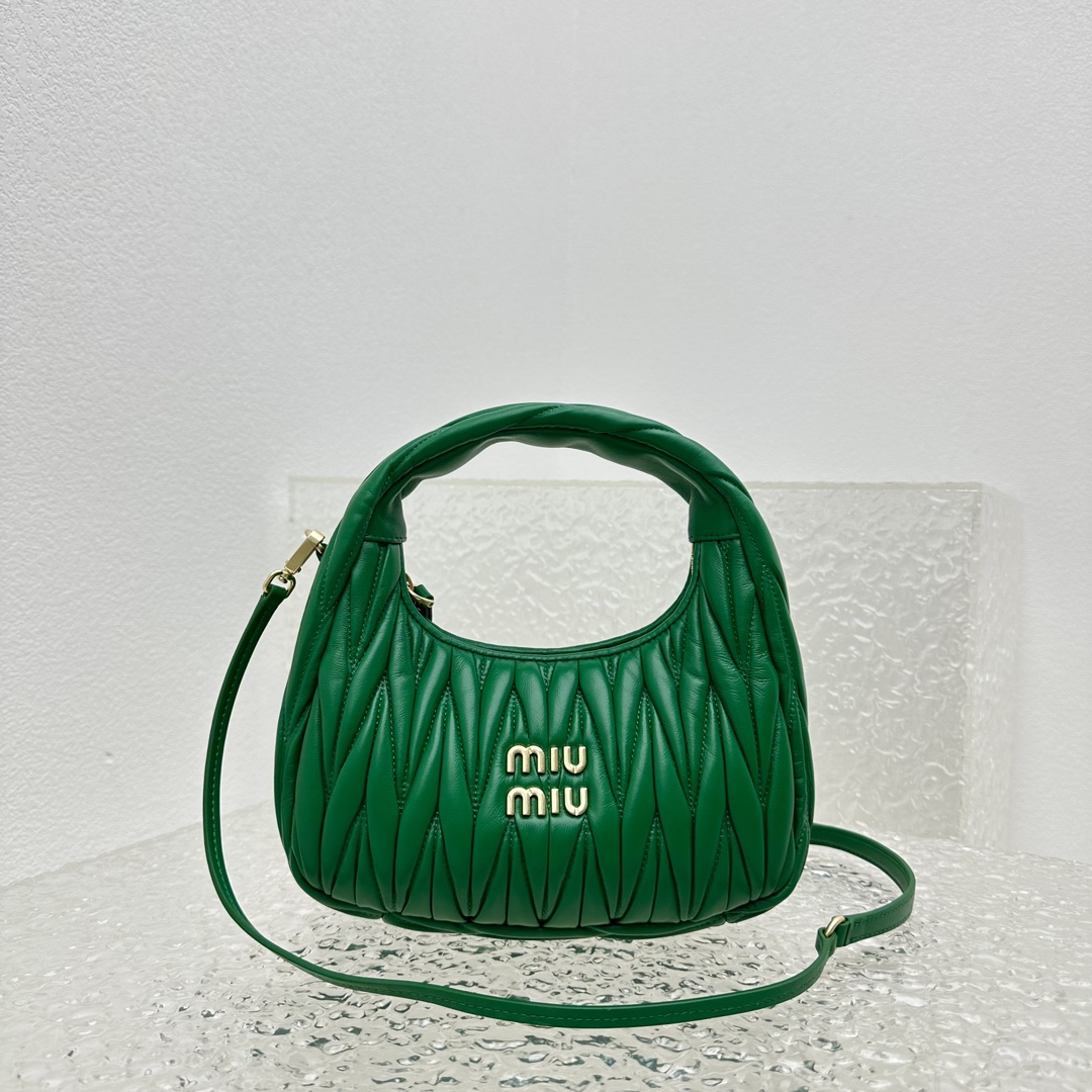 MiuMiu Wander Hobo Bag-20*6*17CM