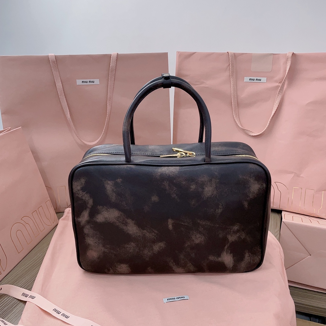 MiuMiu Bowling Bag-34X23X12CM