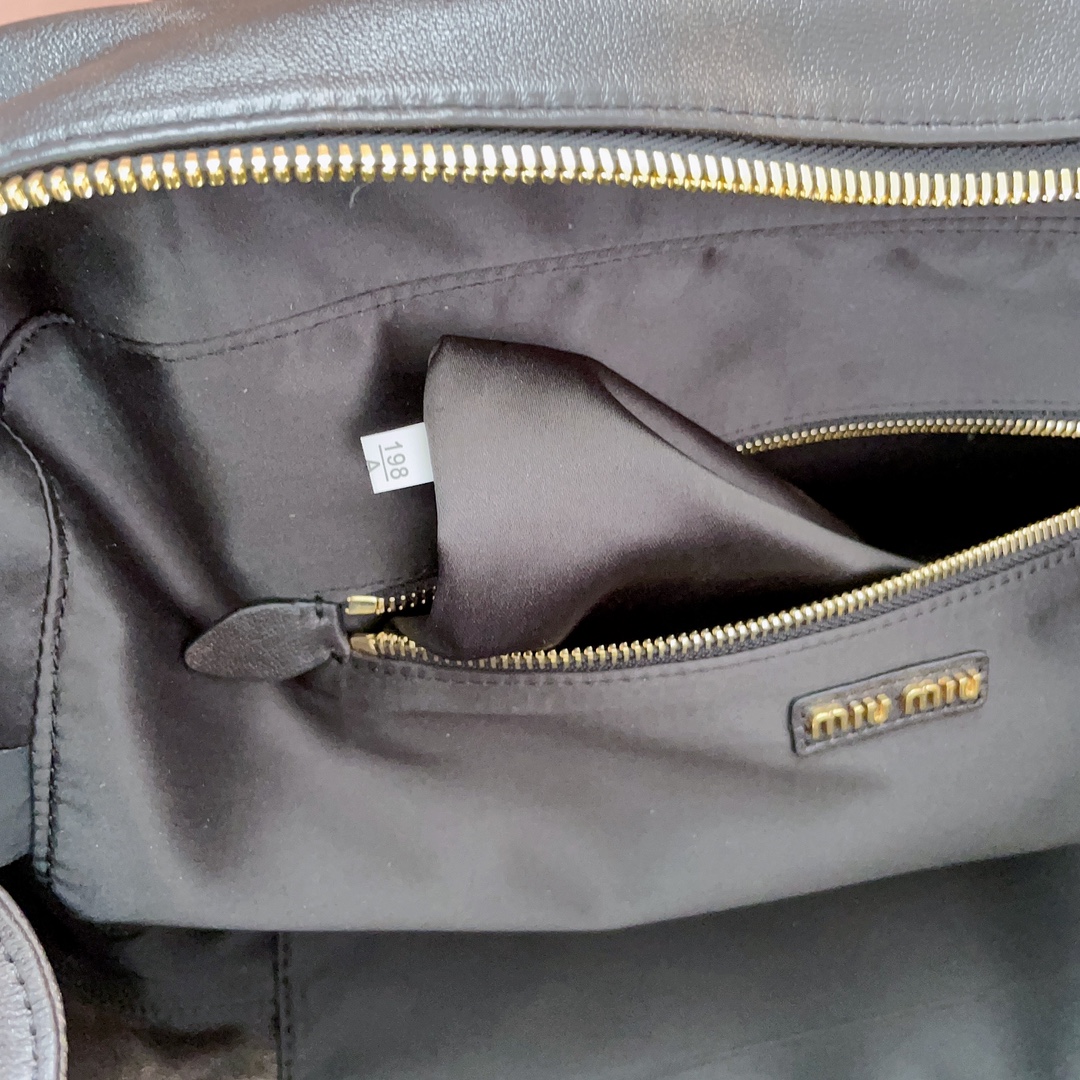 MiuMiu Bowling Bag-34X23X12CM