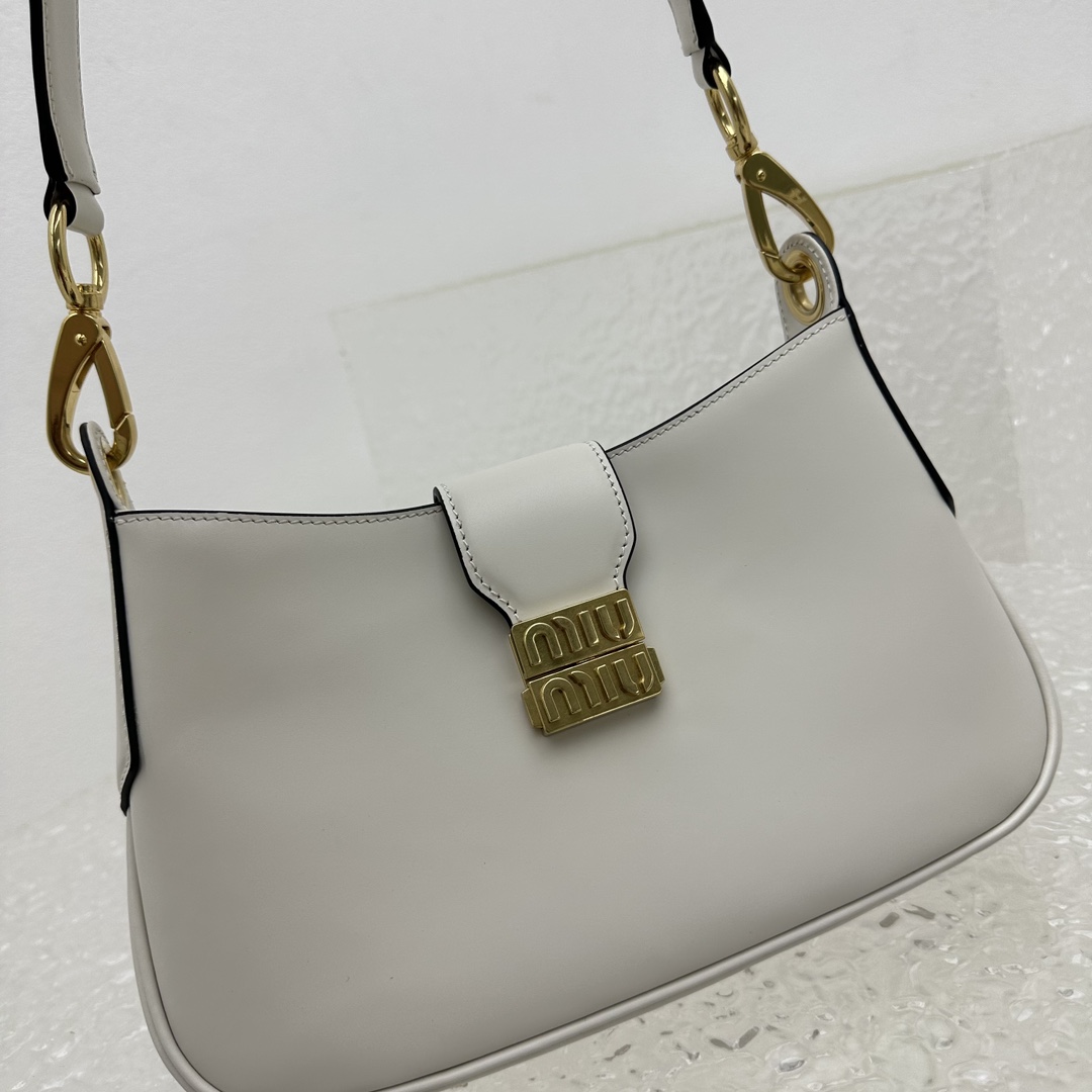 MiuMiu City calf hobo Bag-28*15*4CM