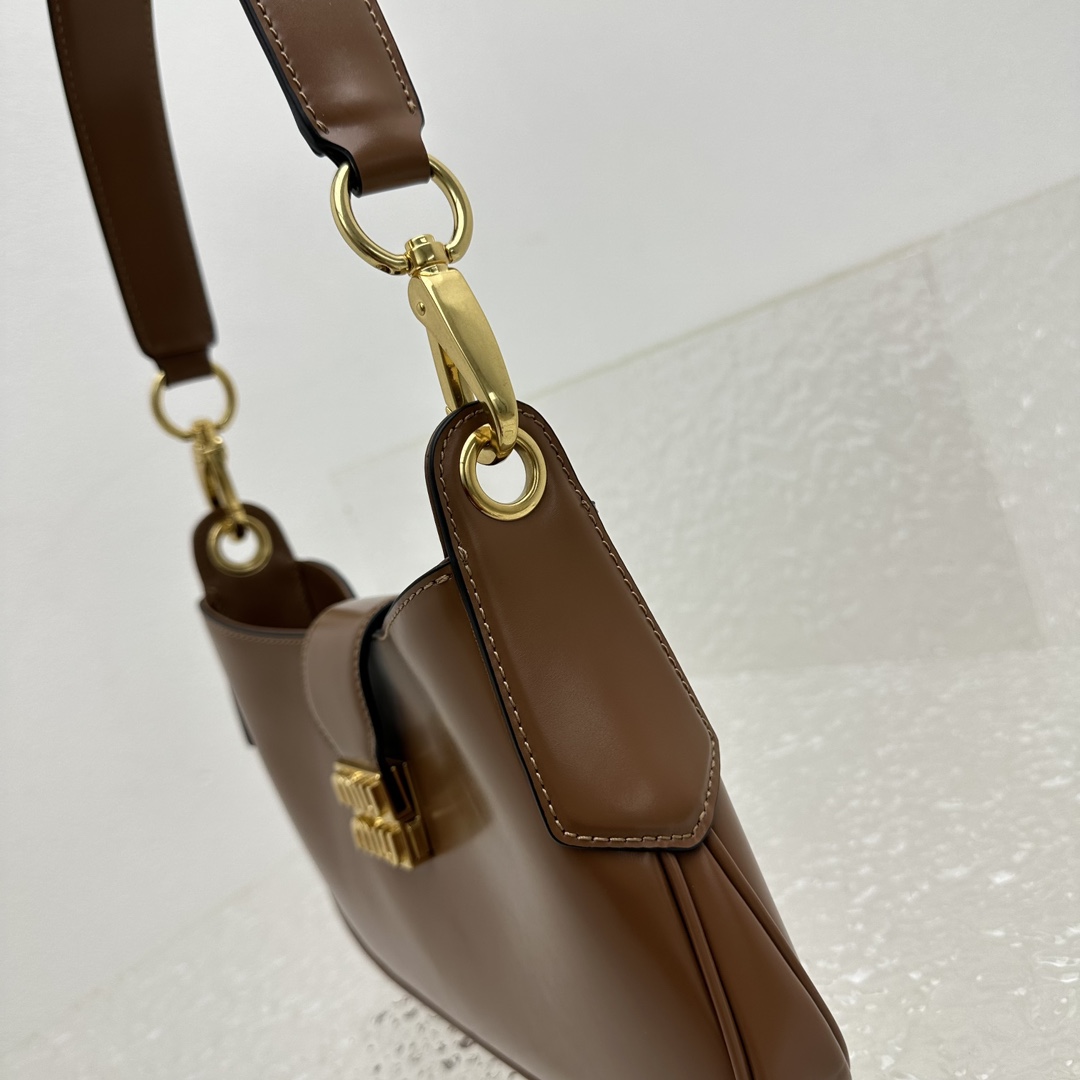 MiuMiu City calf hobo Bag-28*15*4CM