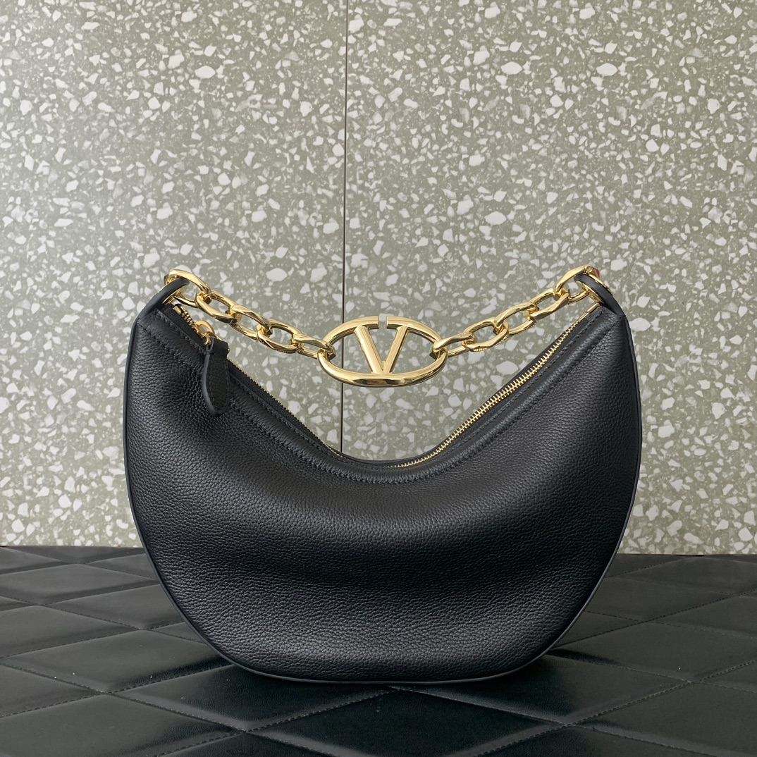 Valentino Garavani Vlogo MoonHobo Tote-29x23x11CM