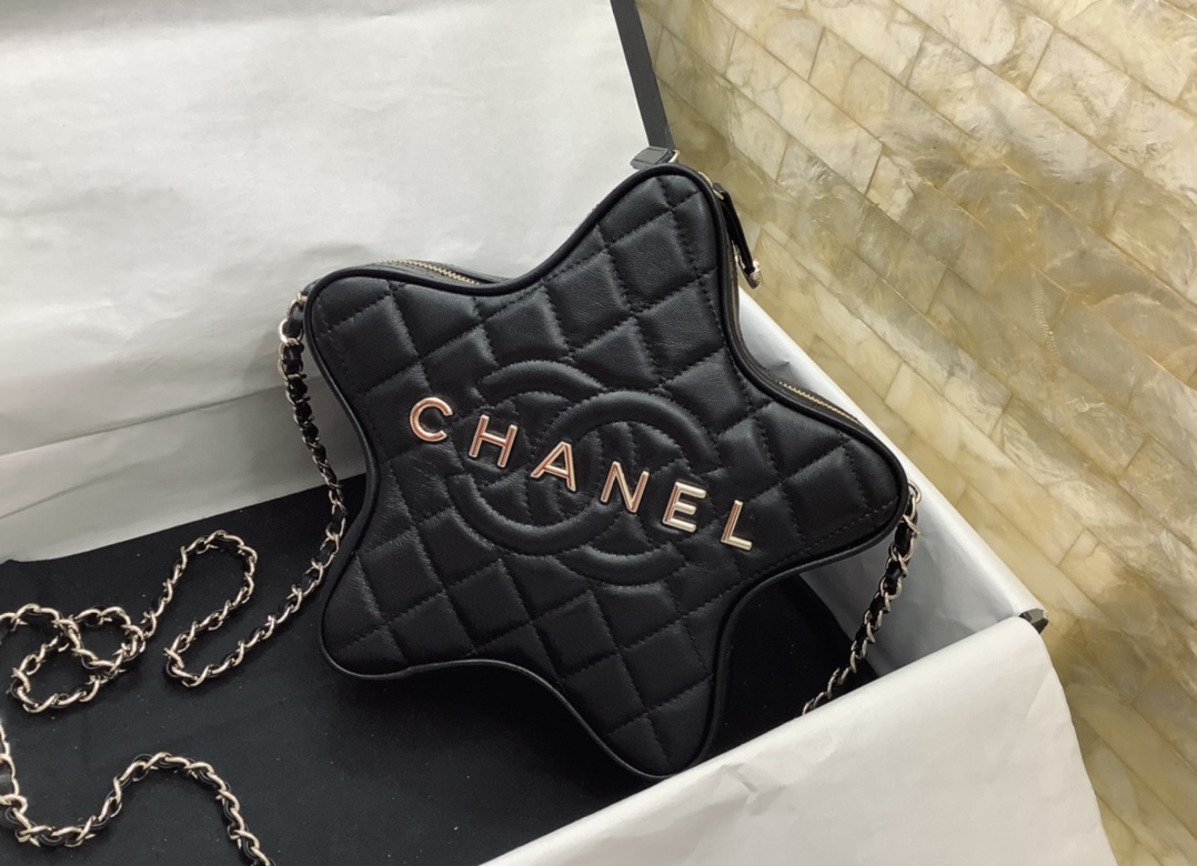 Ch@nel 2024SS Star Coin Purse-22.5 *22.5 *6CM