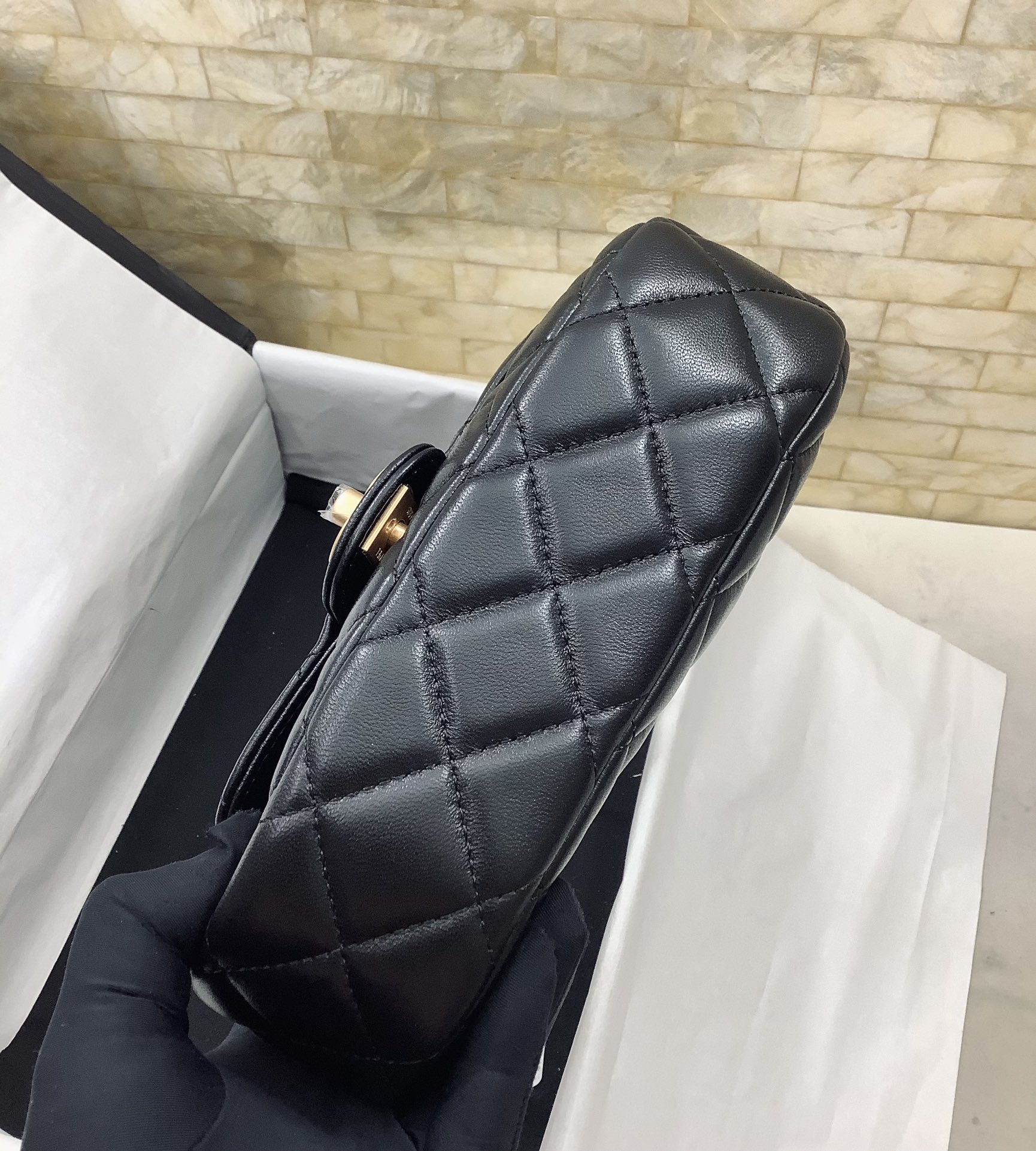 Ch@nel 2024SS Grip Mini Bag-11.5*20.5*5.5CM