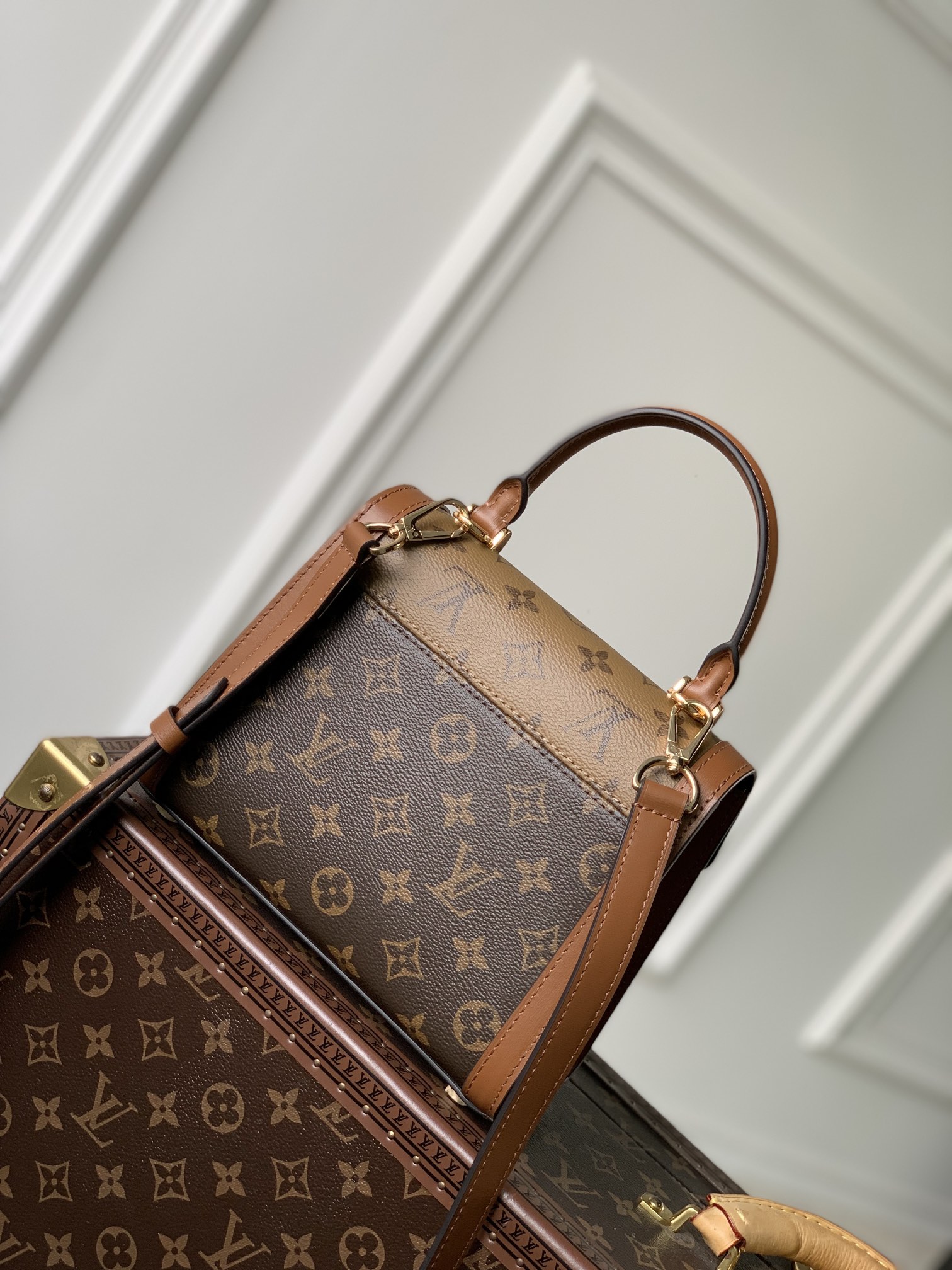 l**is V*t*n dauphine capitale bag-17.5*17.5*9cm