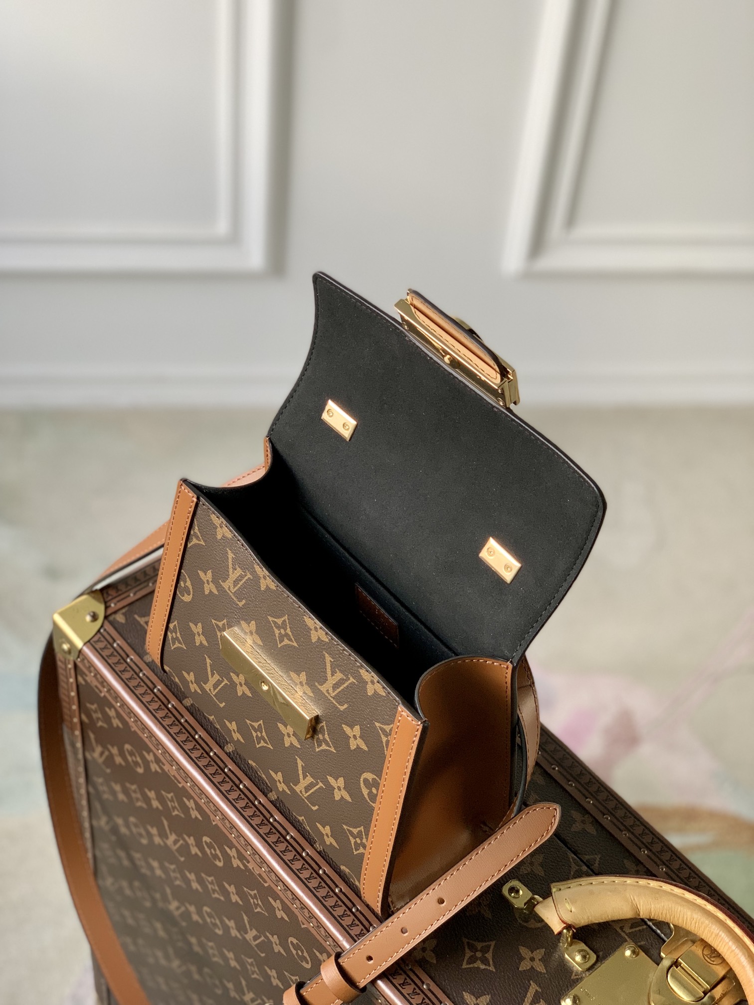 l**is V*t*n dauphine capitale bag-17.5*17.5*9cm