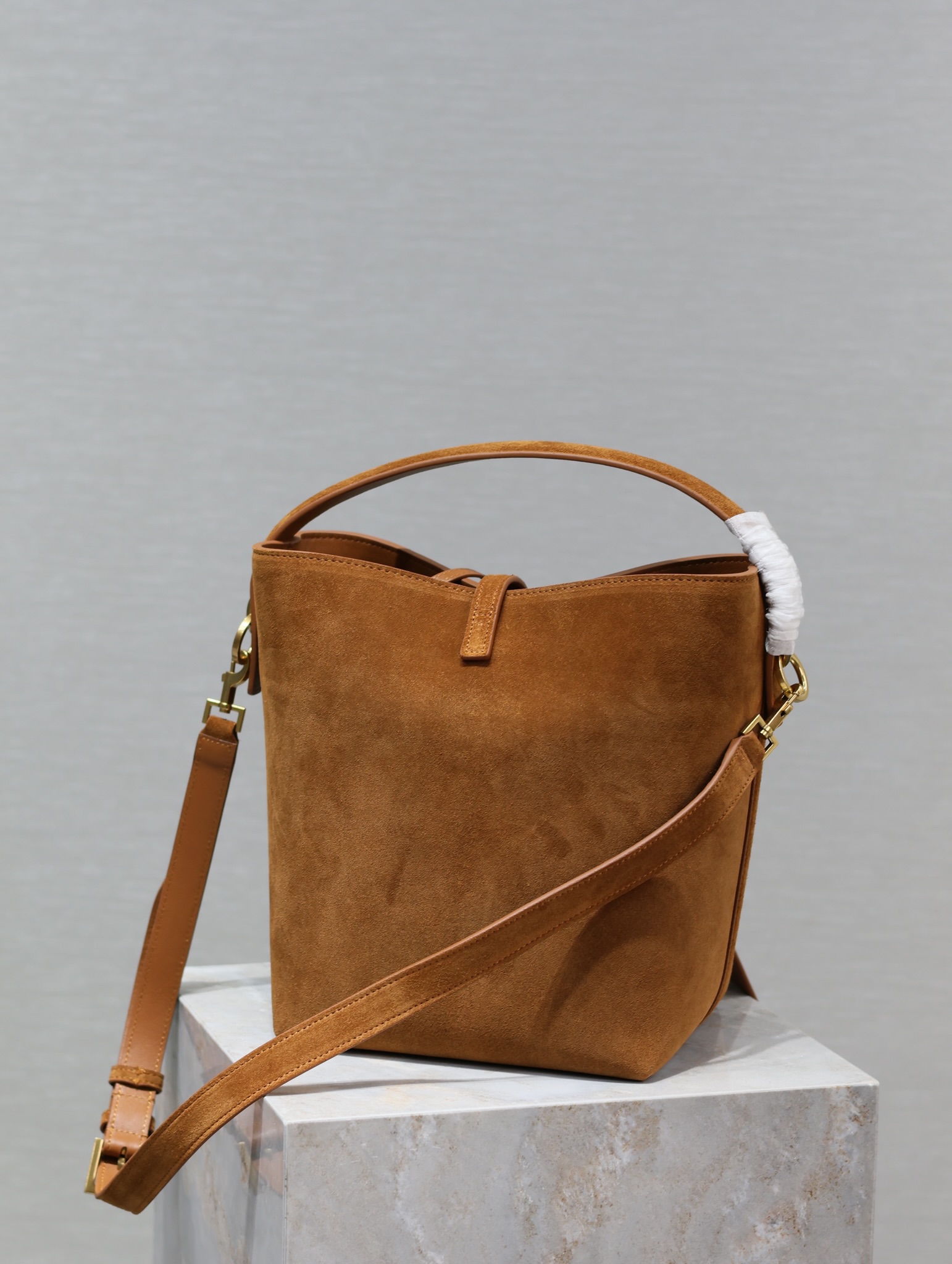 YSL Le5A7 Vintage Bucket-17×20×13CM