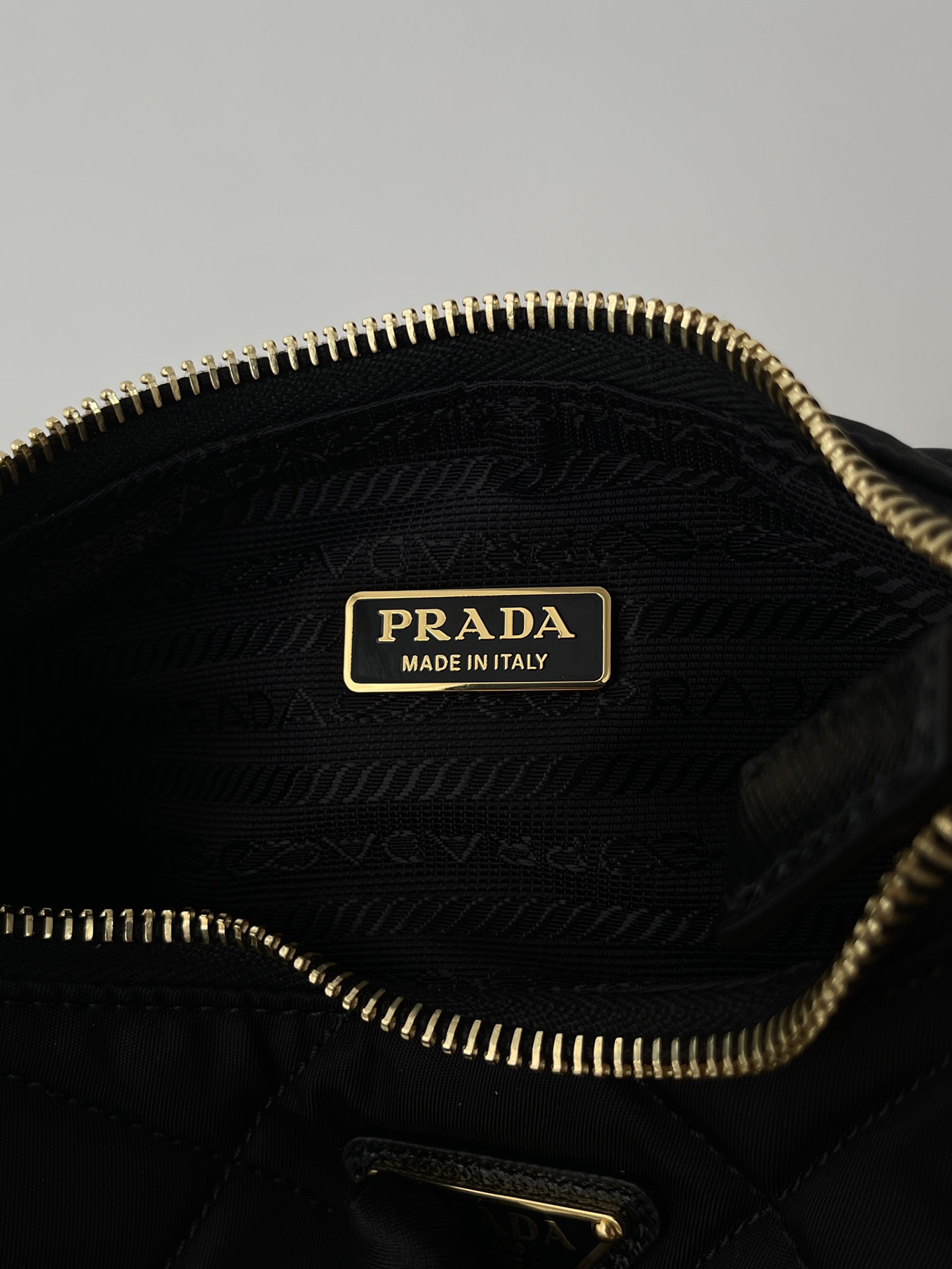 Pra*a nylon 1bc204b hobo bag-23*17*6.5cm