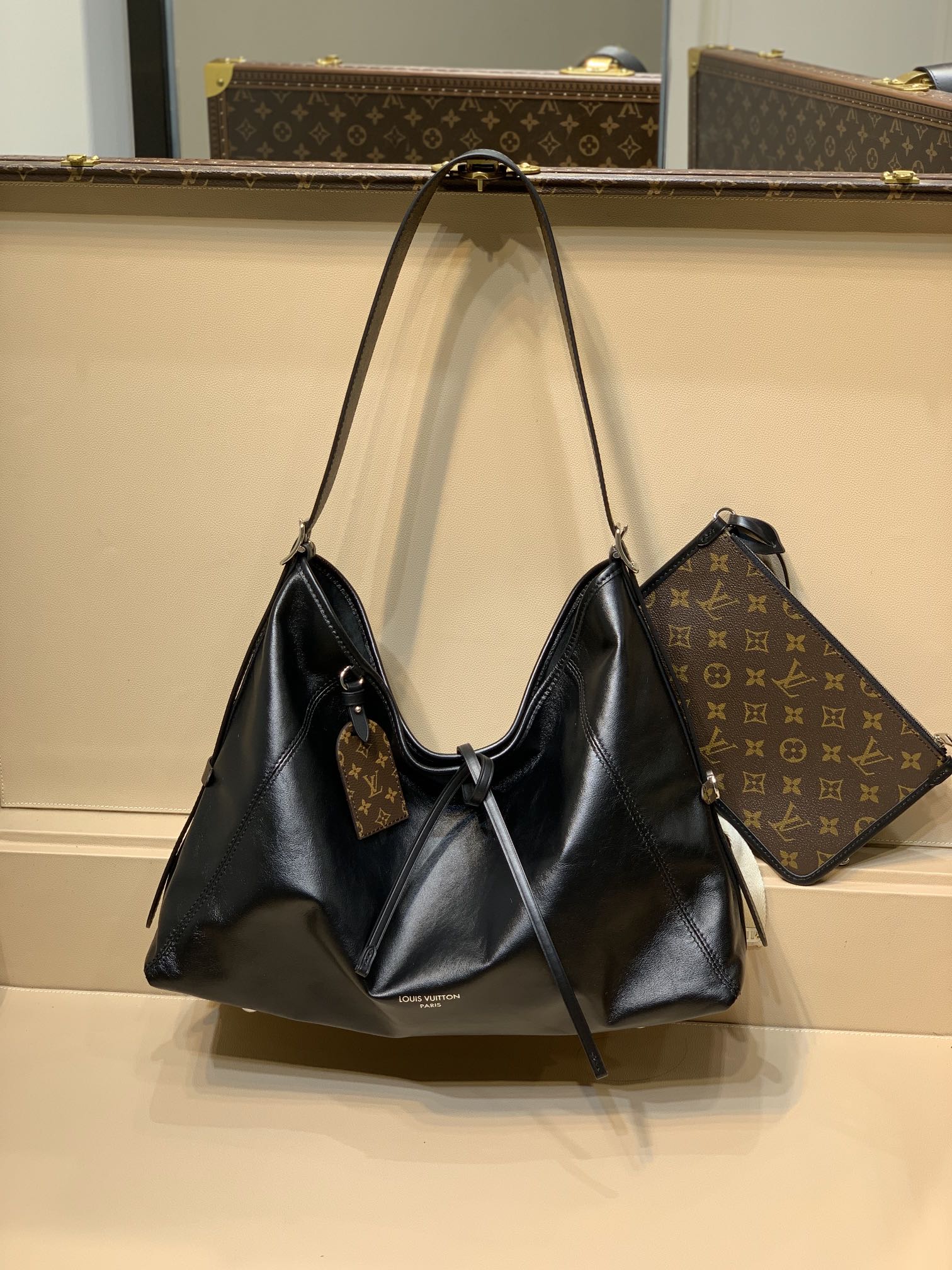 l**is V*t*n carryall dark bag-m25143-39*30*15cm
