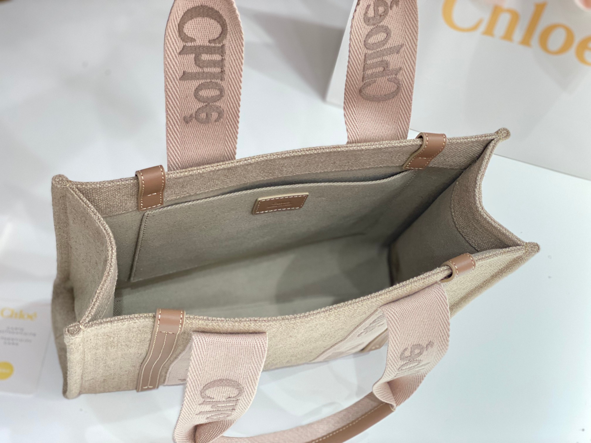 Chloe Woody Tote Bag