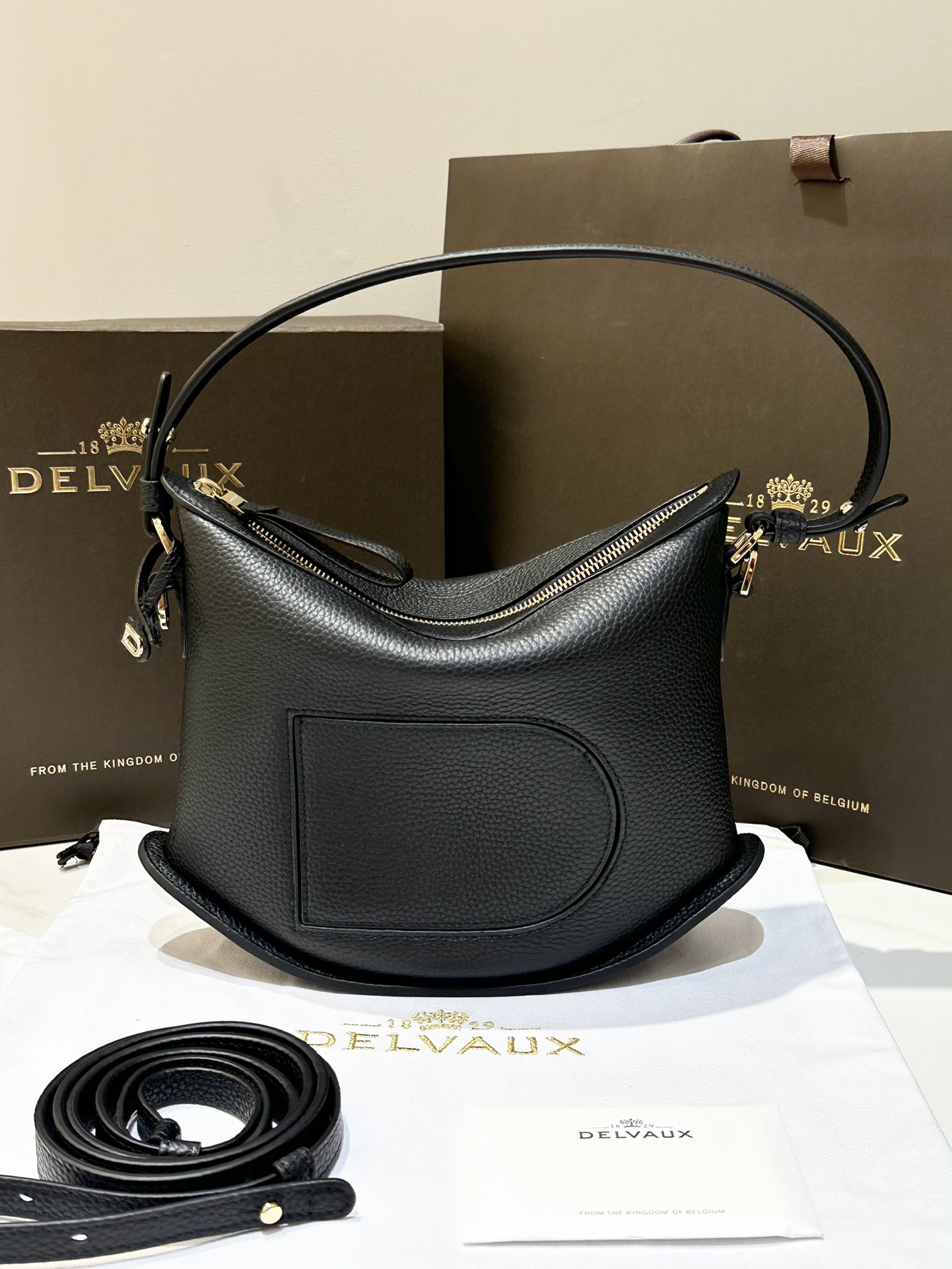 Delvaux Pin Swing Tote-29*9*20CM