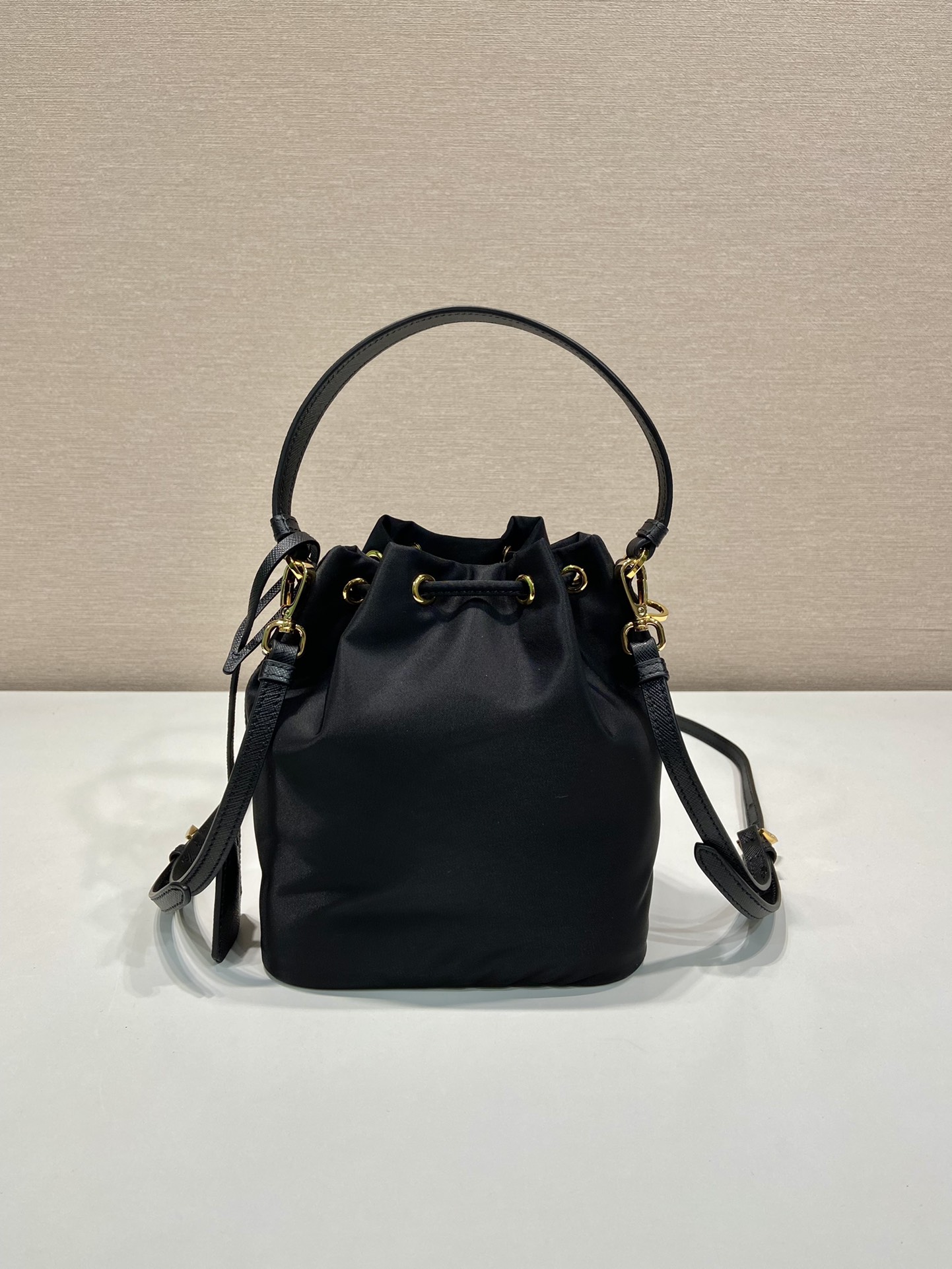 Pra*a 1be067 bucket bag-15.5*19.5*10cm