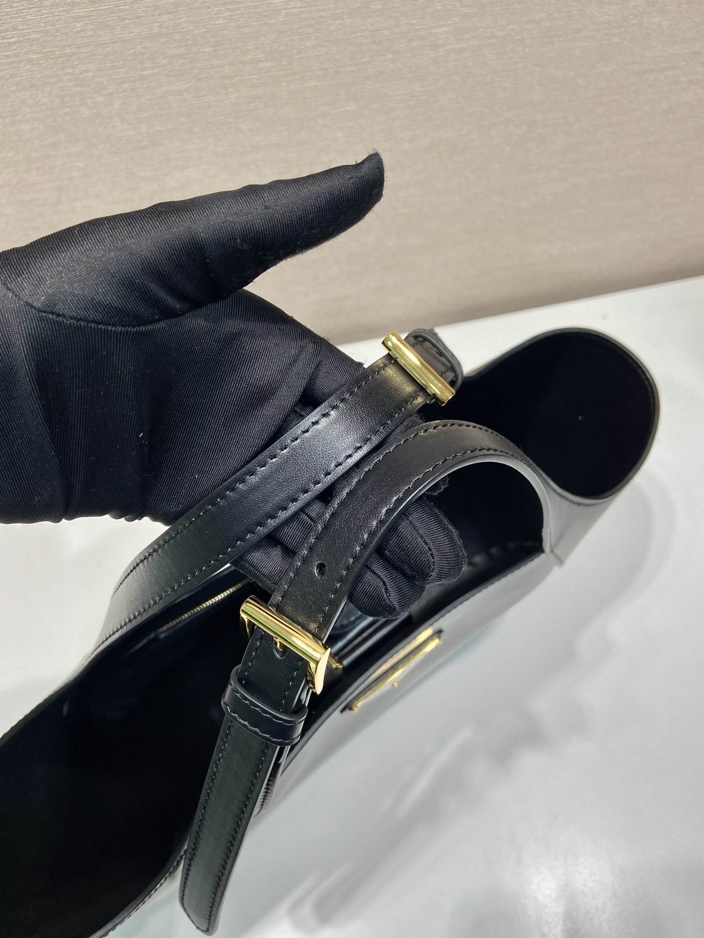 Pra*a 1bg483 tote bag-28*20*7.5cm