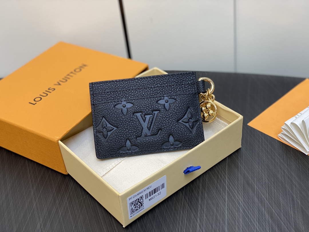 l**is V*t*n flora card holder-10.2*7.3*0.3cm