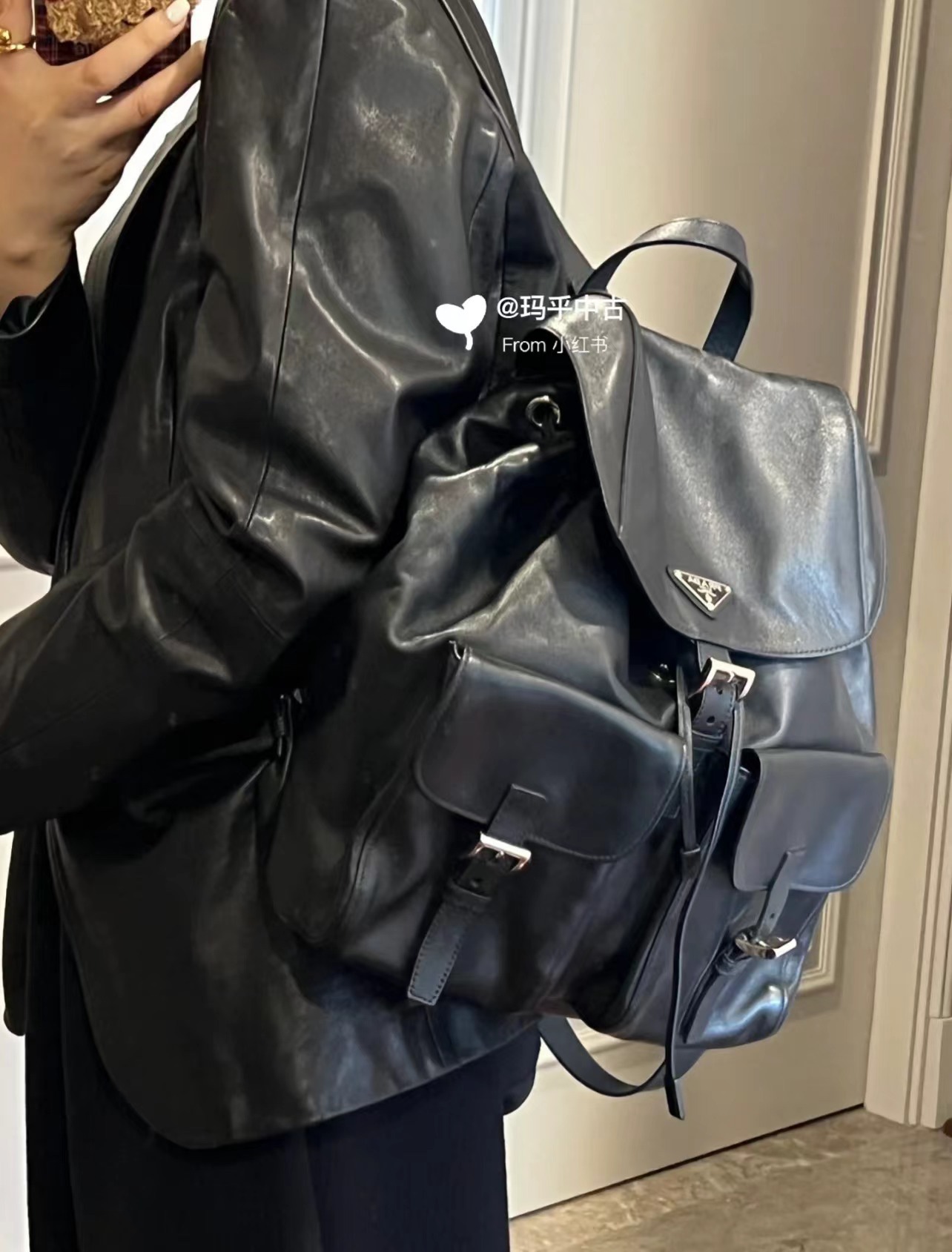 Pra*a 1bz811b backpack-30*32*15cm