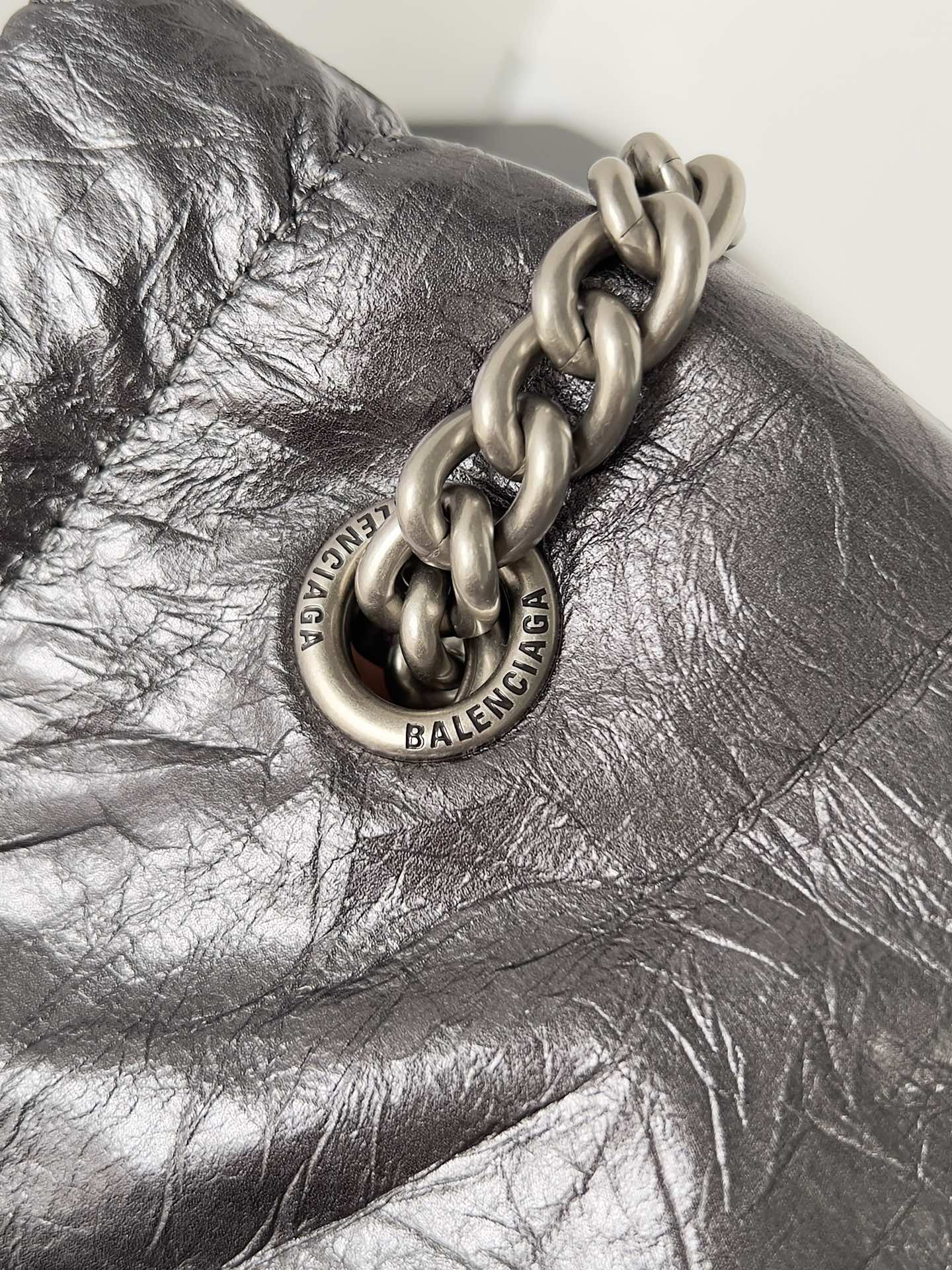 Ba*len*cia*ga crush tote-39.9x46.0x14.0cm