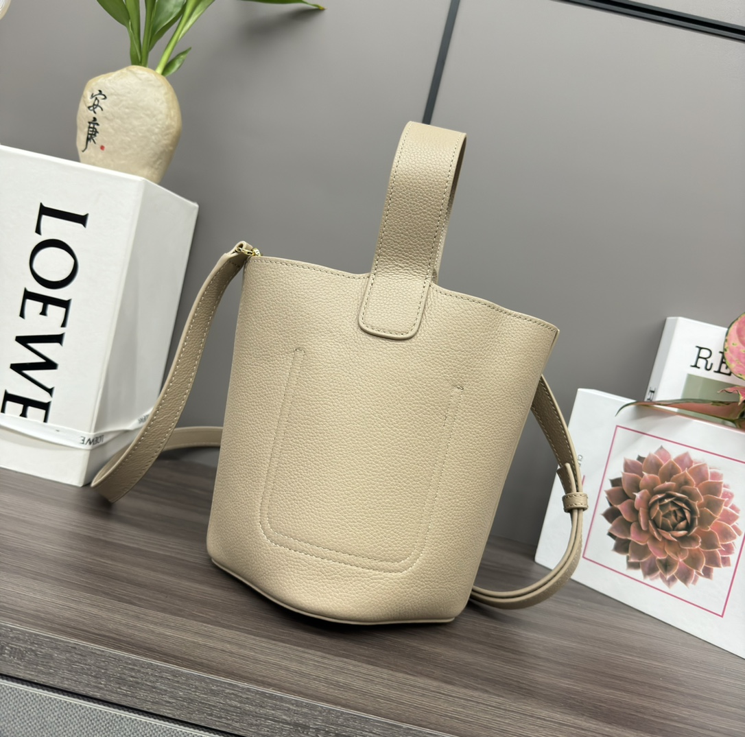 Loewe Mini Pebble Bucket Bag-16*16*19.5CM