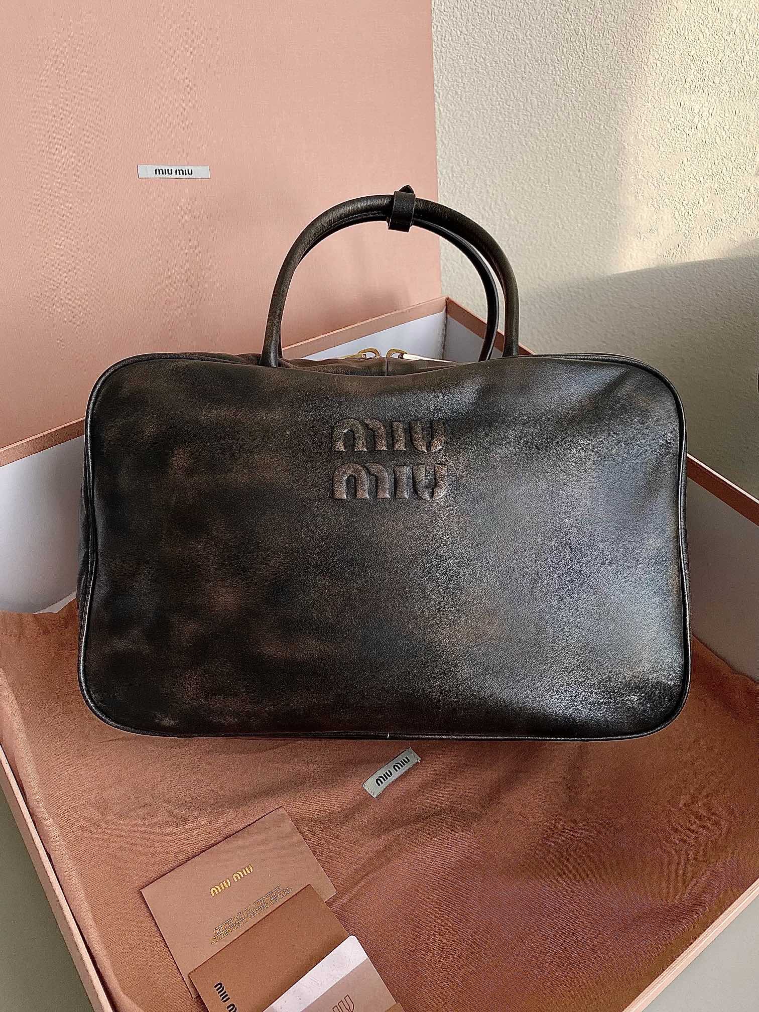 MiuMiu Bowling Bag-34X23X12CM