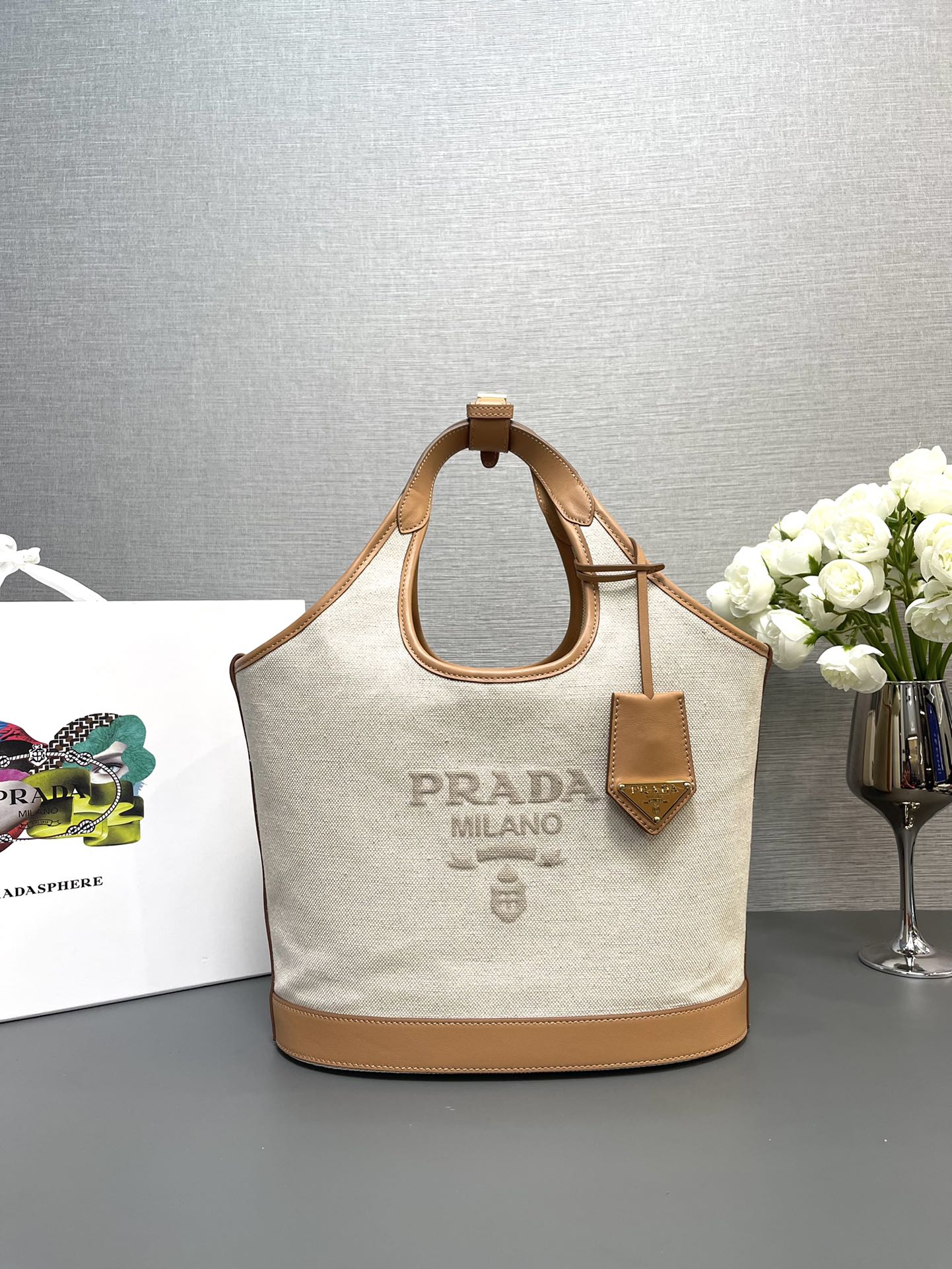 Pra*a 1bg472 tote bag-28X22.5X12.5cm