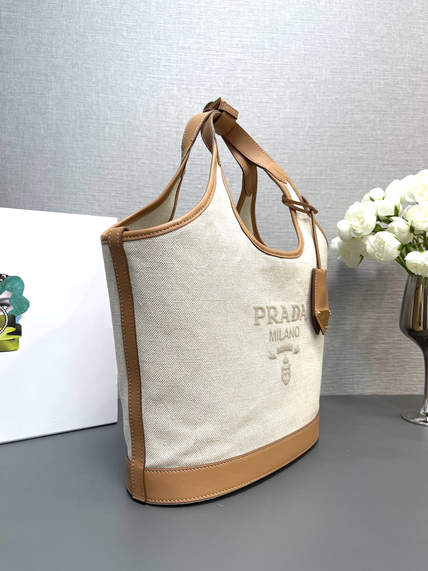 Pra*a 1bg472 tote bag-28X22.5X12.5cm