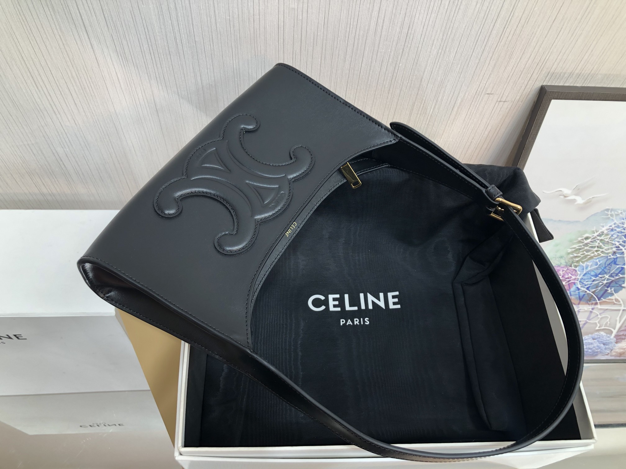 Ce**e cuir triomphe bag-24x13x5cm