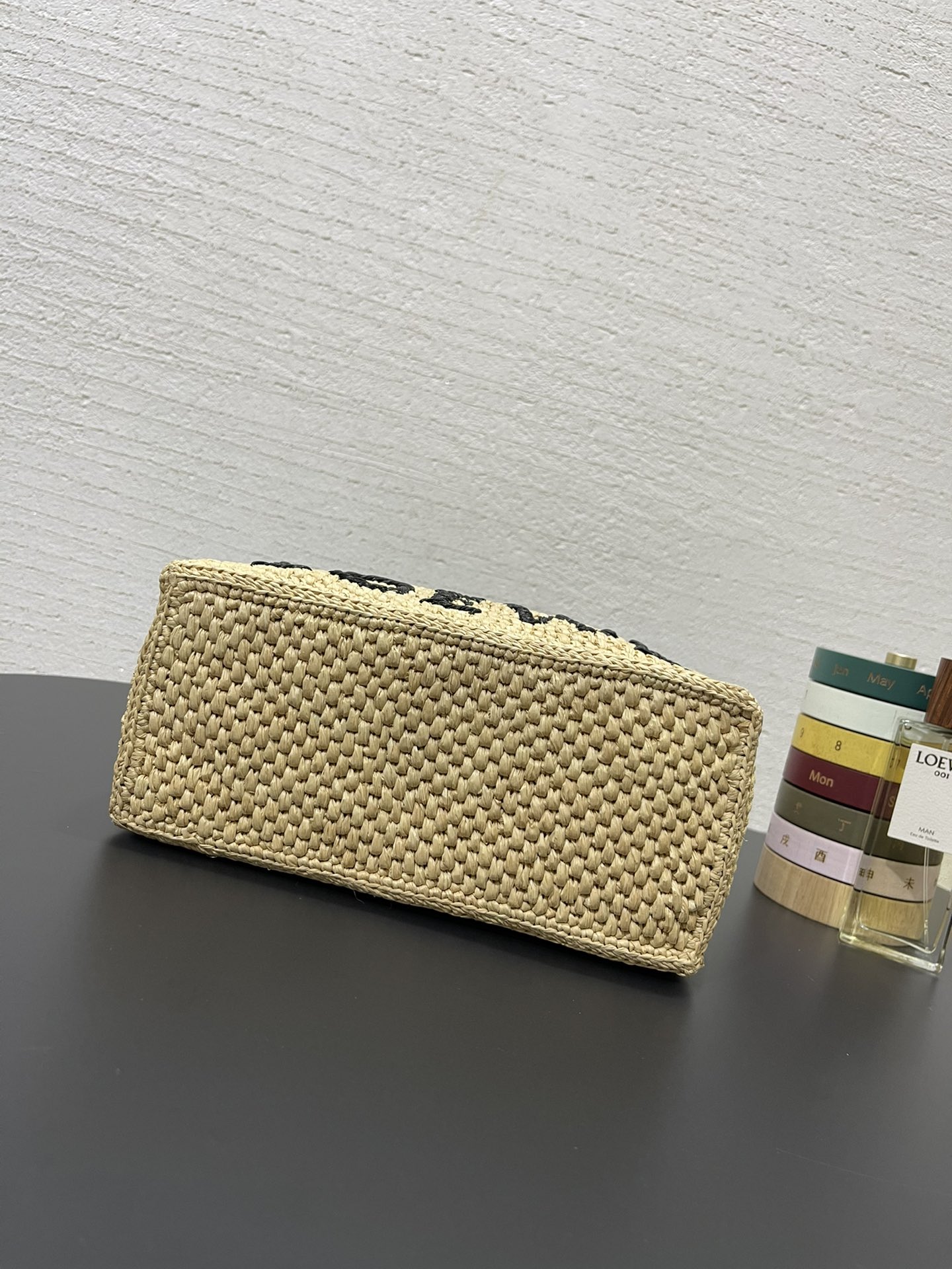 Loewe Raffia Font Tote Bag-24✕11✕19.5CM