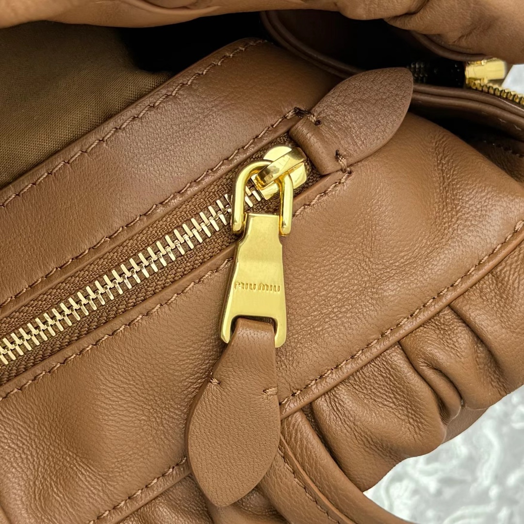MiuMiu Leather Hobo Bag-35*18*9CM