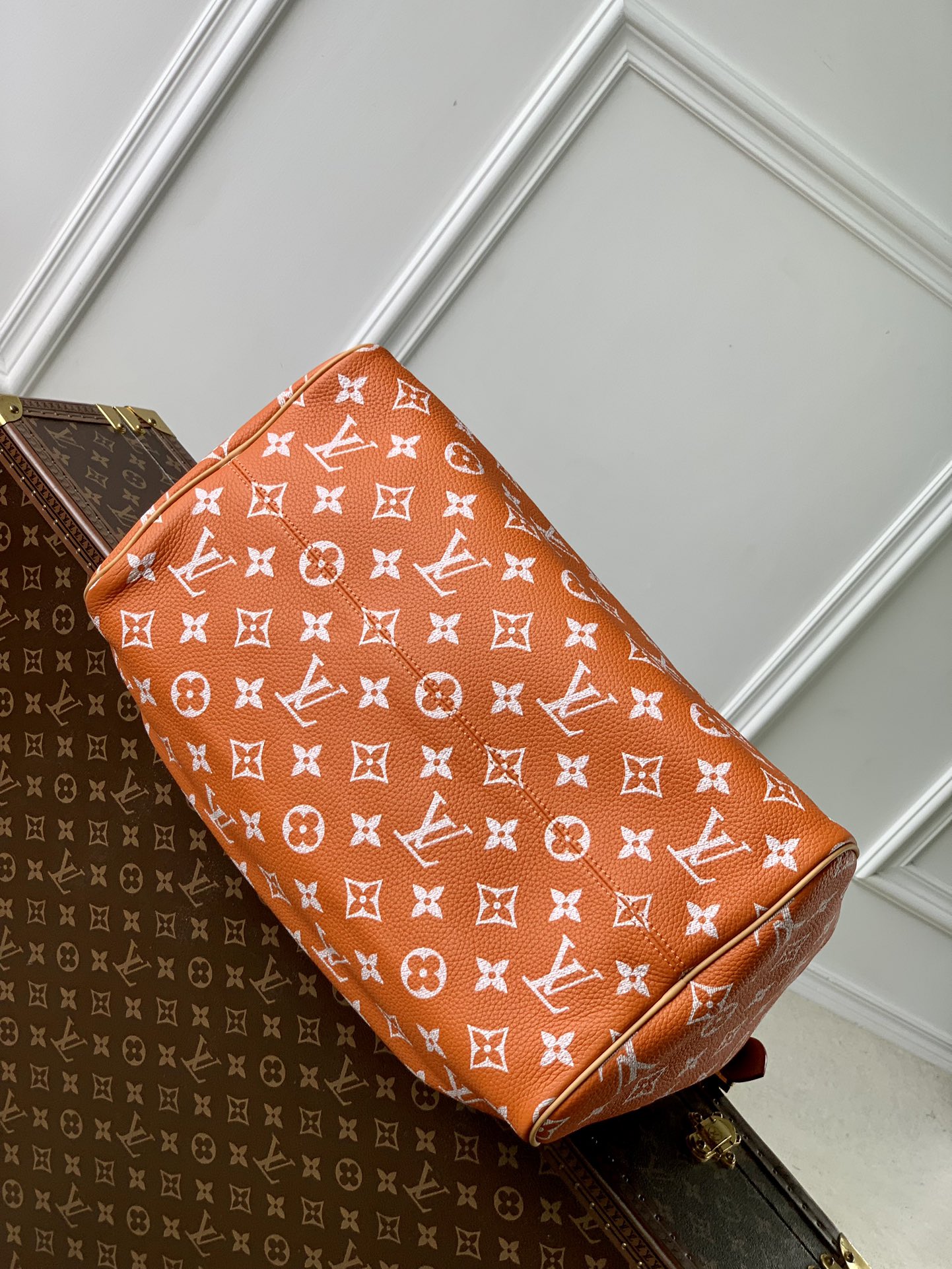 l**is V*t*n speedy p9 bandoulière 40 monogram leather -40 x 26 x 23cm