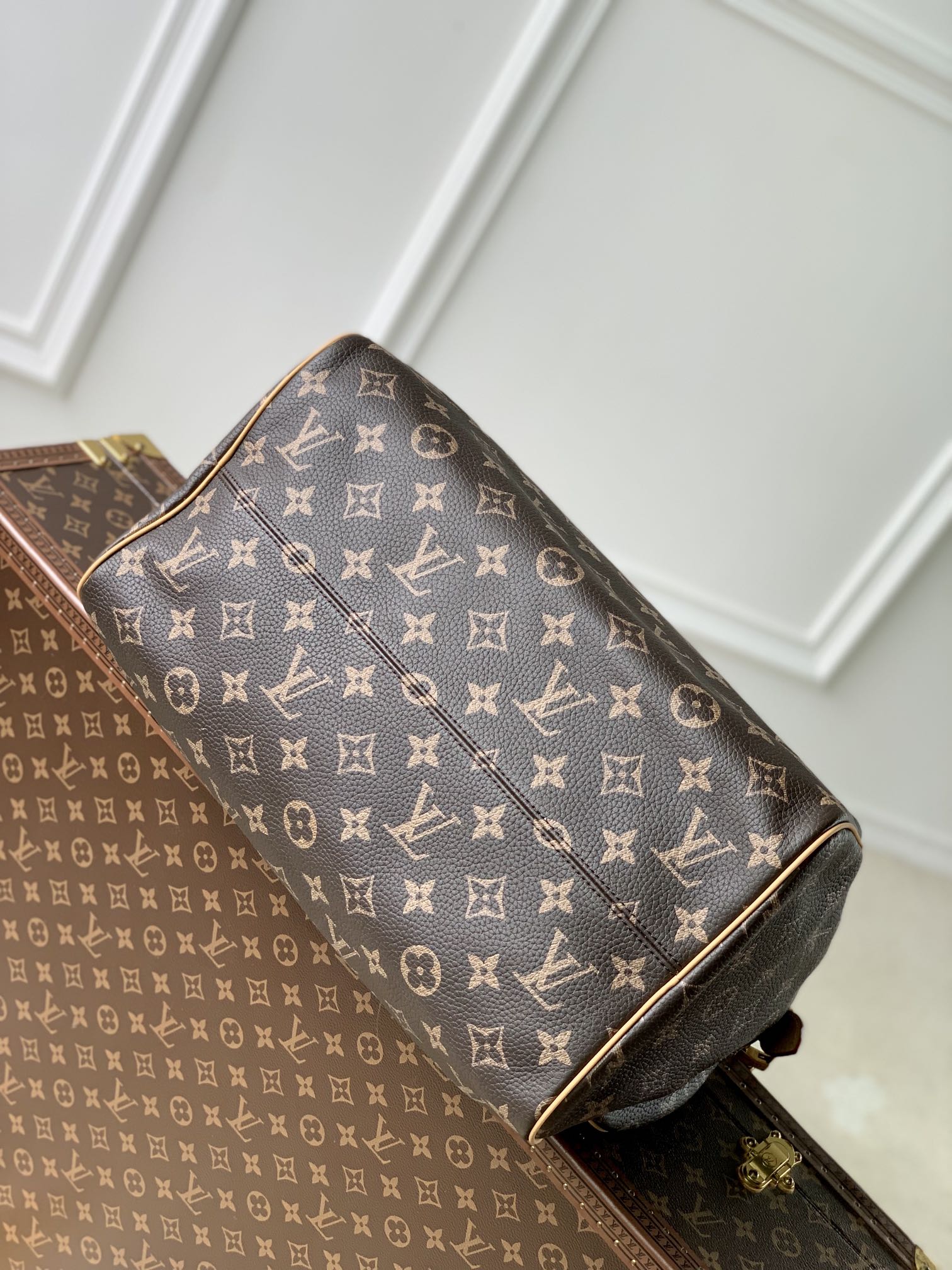 l**is V*t*n speedy p9 bandoulière 40 monogram leather -40 x 26 x 23cm