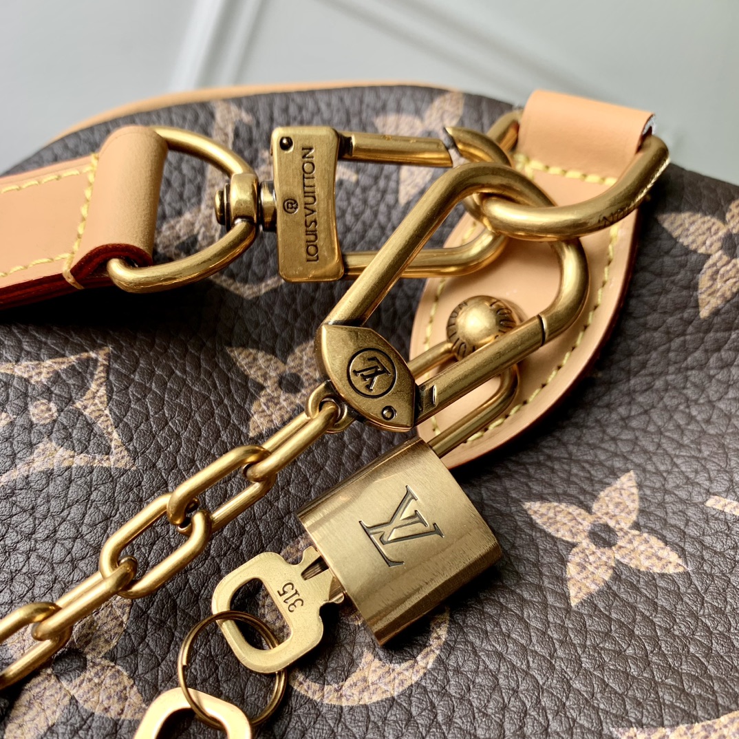l**is V*t*n speedy p9 bandoulière 40 monogram leather -40 x 26 x 23cm