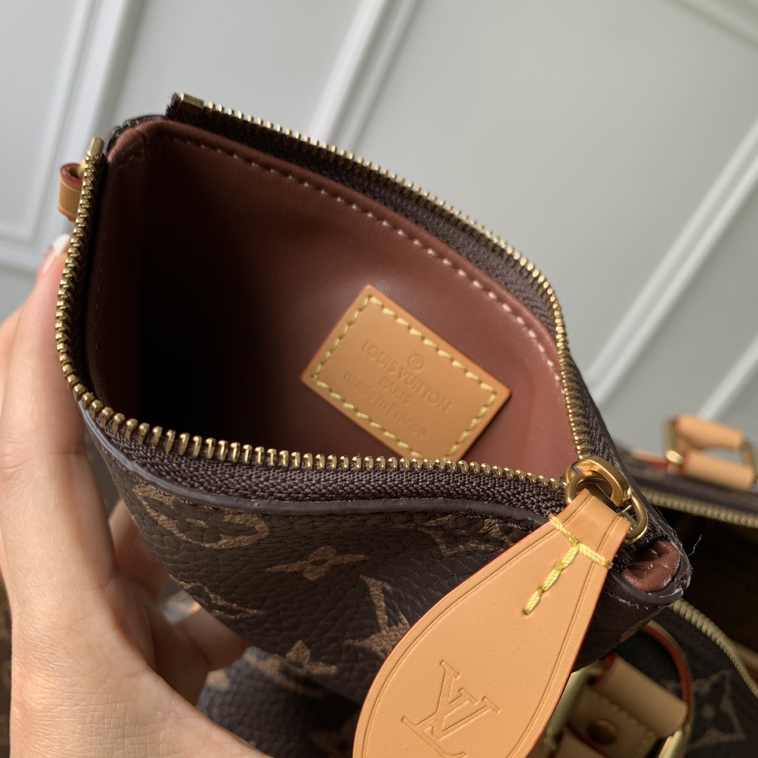 l**is V*t*n speedy p9 bandoulière 40 monogram leather -40 x 26 x 23cm