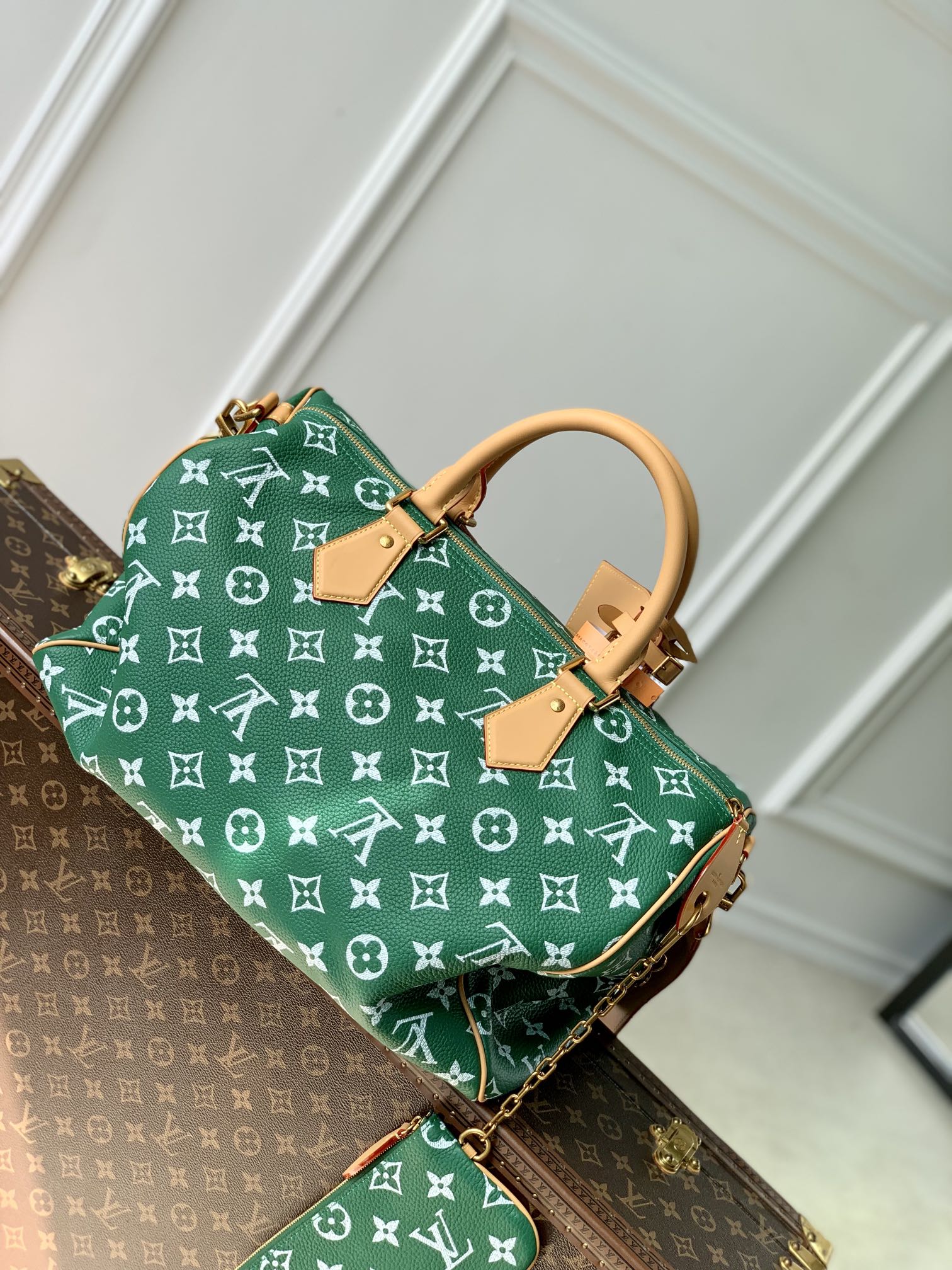l**is V*t*n speedy p9 bandoulière 40 monogram leather -40 x 26 x 23cm